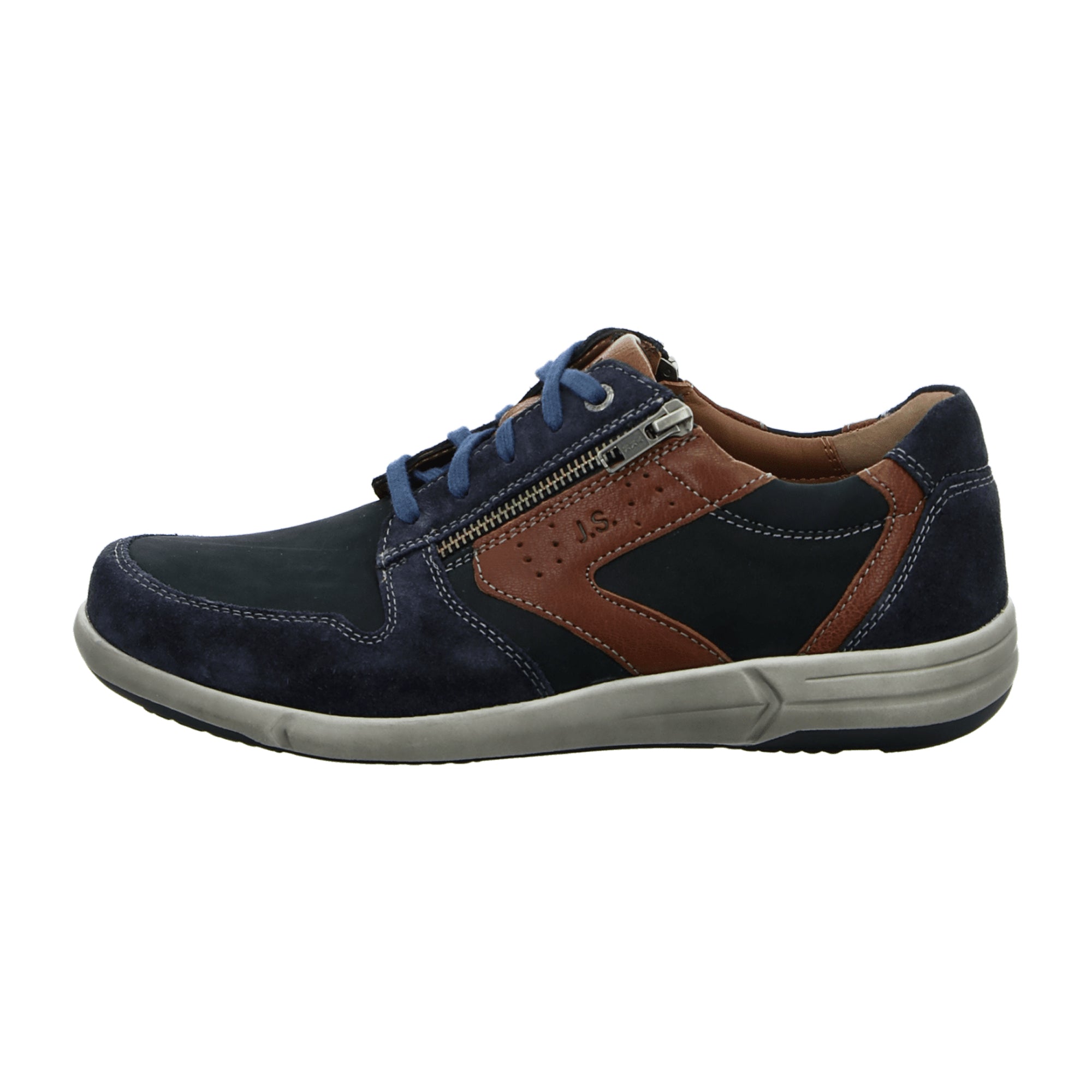 Josef Seibel Comfortable Lace-Up Shoes for Men Blue