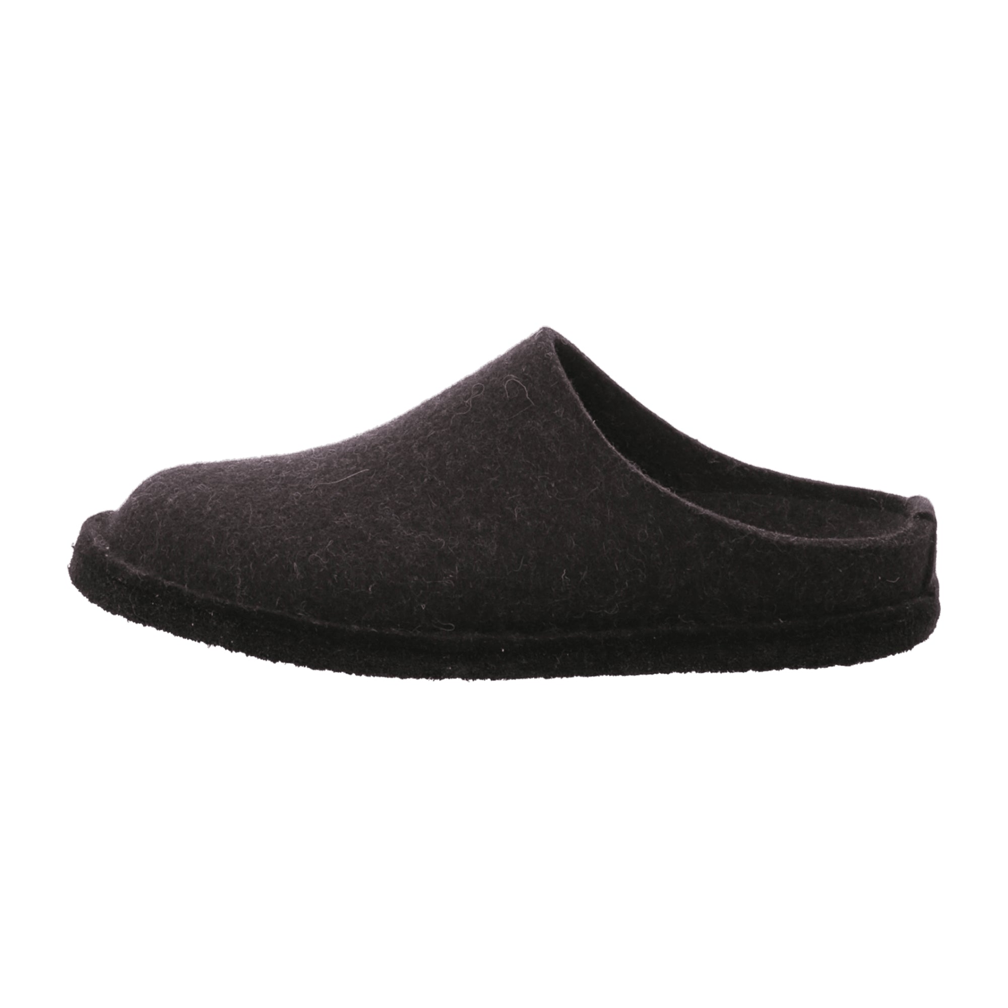 Haflinger Soft Flair Men's Slippers, Black - Comfortable and Durable