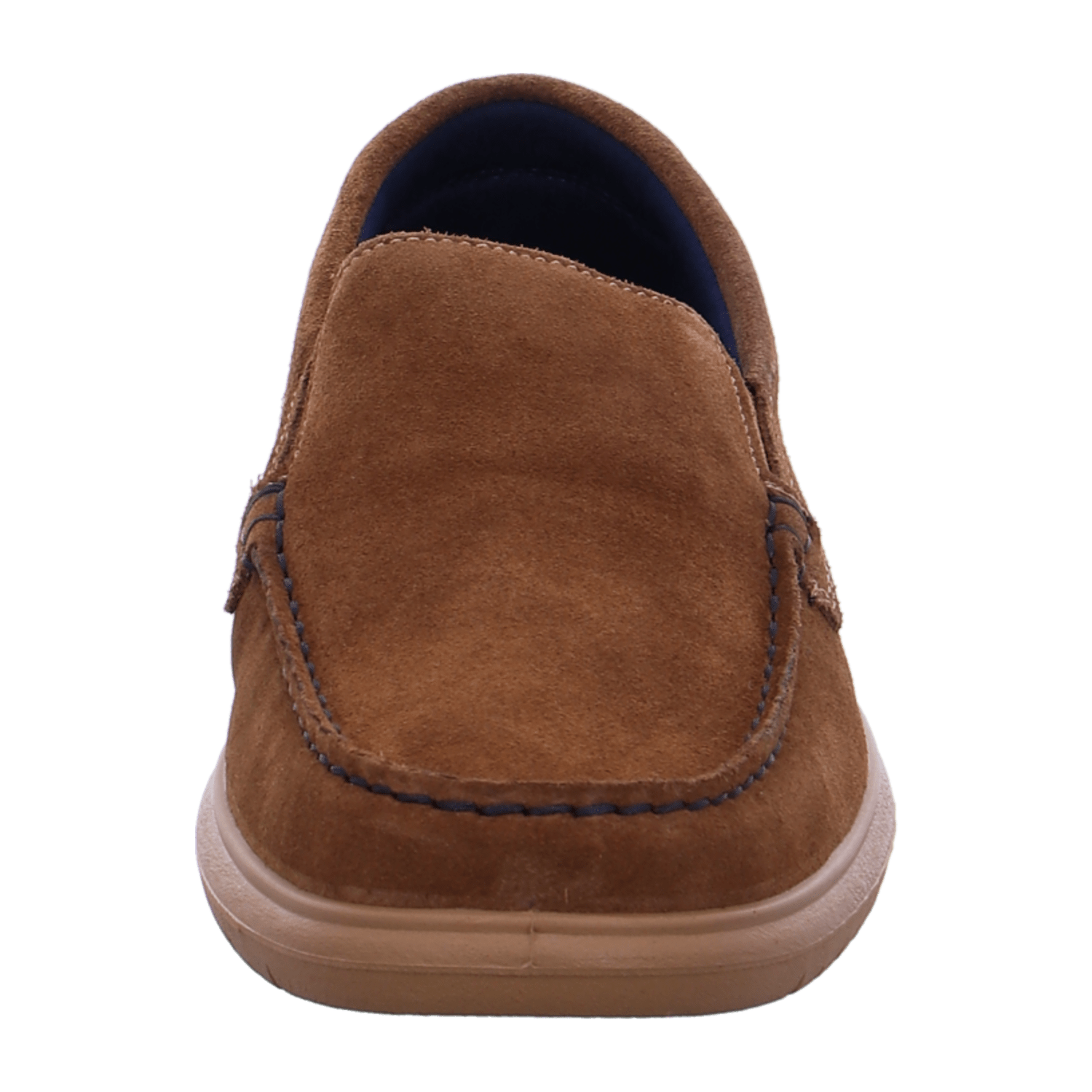 ARA LAURO Men's Brown Suede Lace-Up Moccasin
