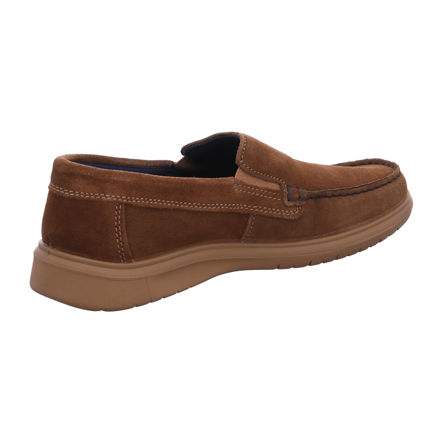 ARA LAURO Men's Brown Suede Lace-Up Moccasin
