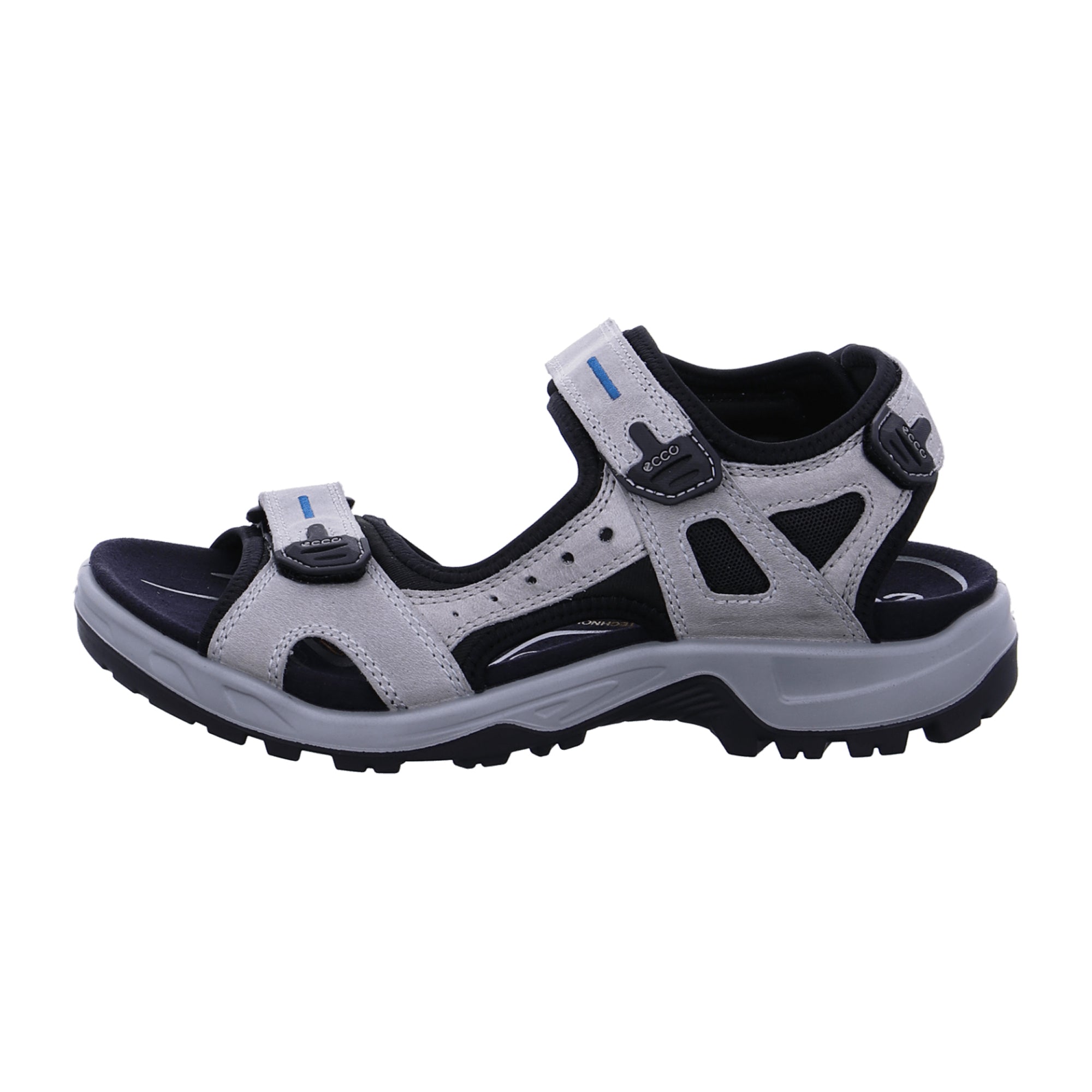 Ecco Offroad Men's Sandals - Durable Outdoor Sandals in Concrete Grey, Model 069564