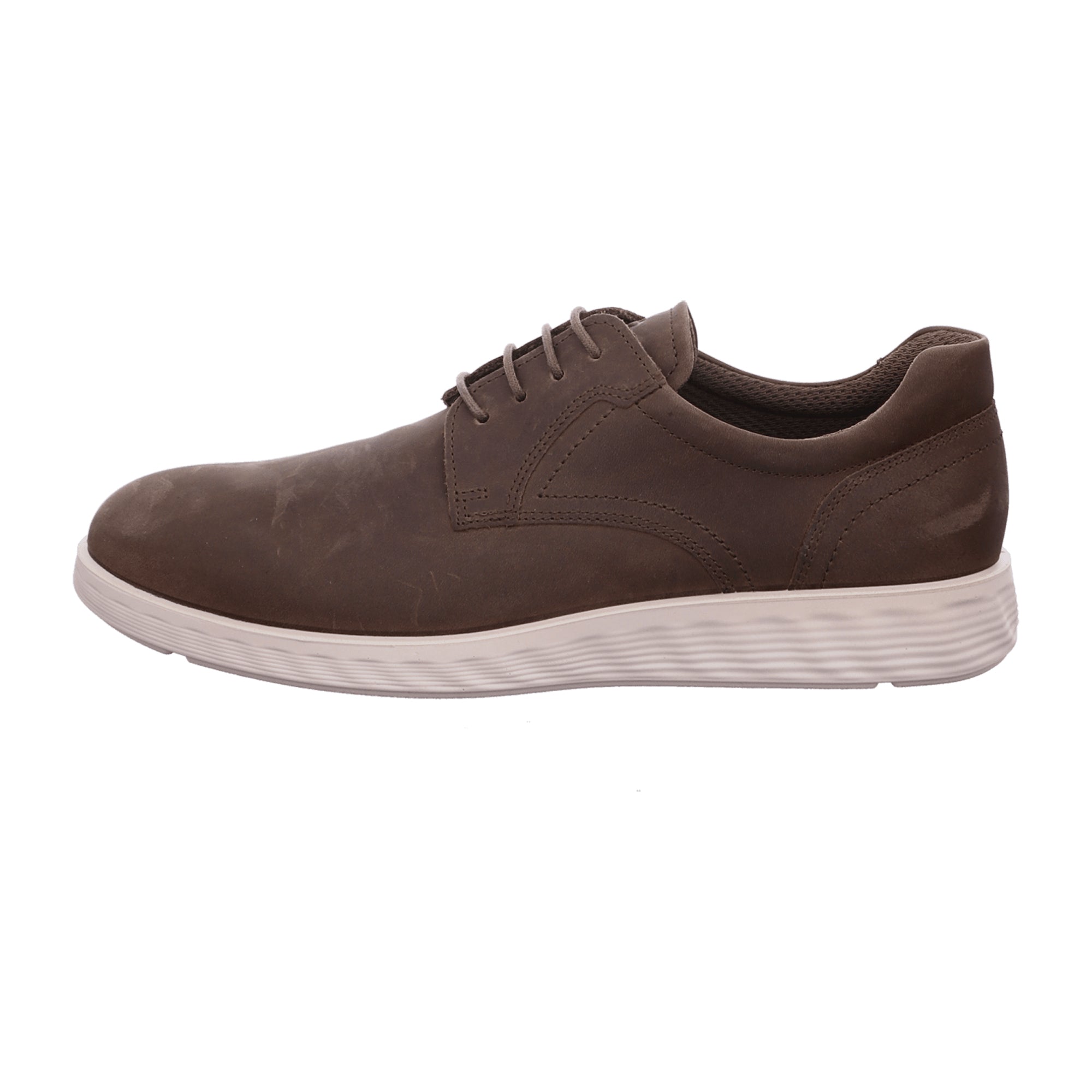 Ecco Men's Classic Brown Lace-Up Shoes | Stylish & Durable