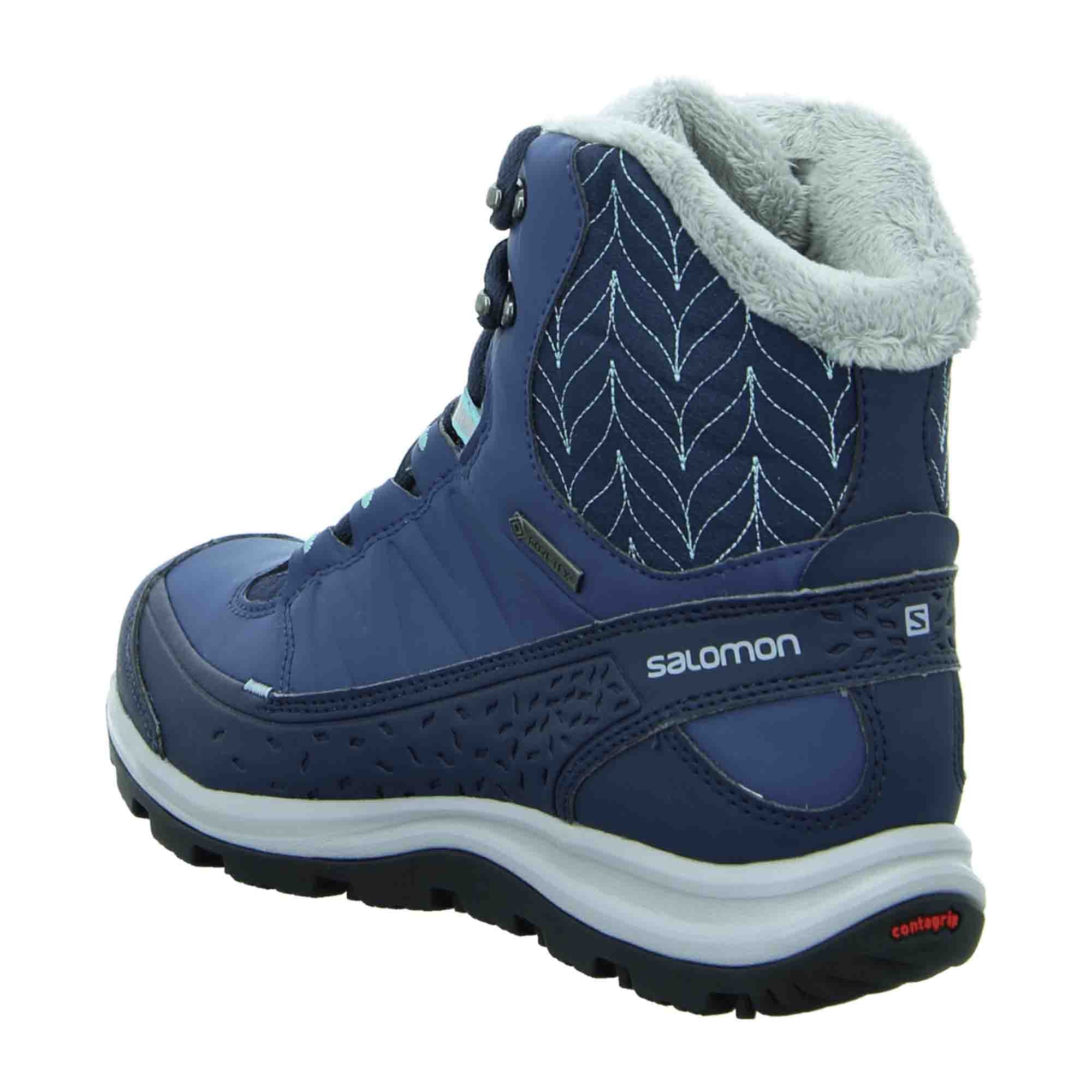 Salomon SHOES KAÏNA MID GTX® Bl/Slateb for women, blue