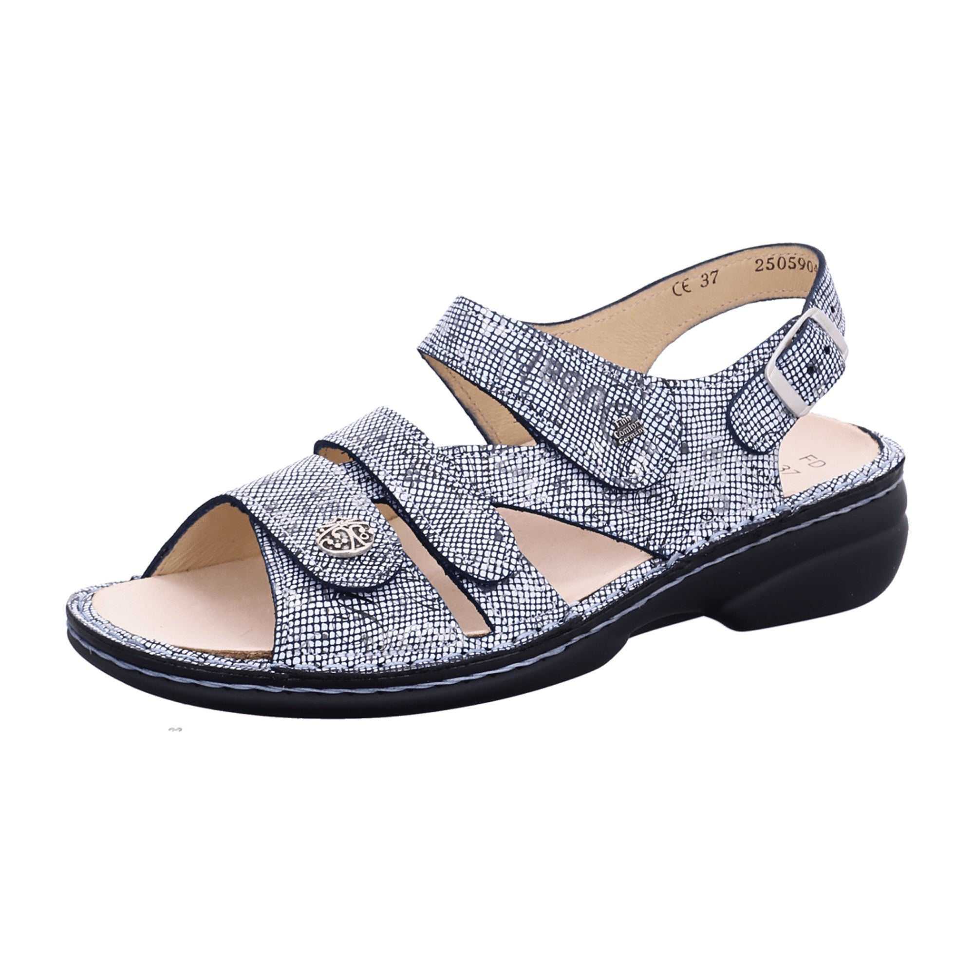 Finn Comfort Gomera Women's Comfort Sandals, Stylish Blue Leather - Perfect for Daily Wear
