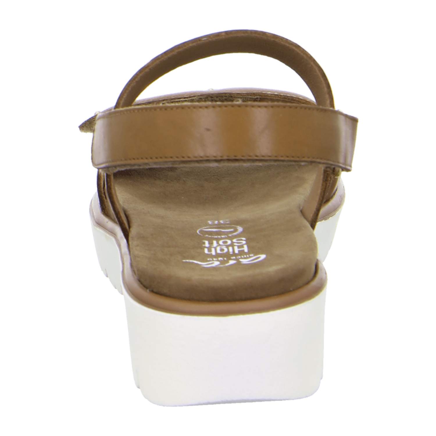 ARA Bilbao Women's T-Bar Sandal Slip On Smooth Leather Brown