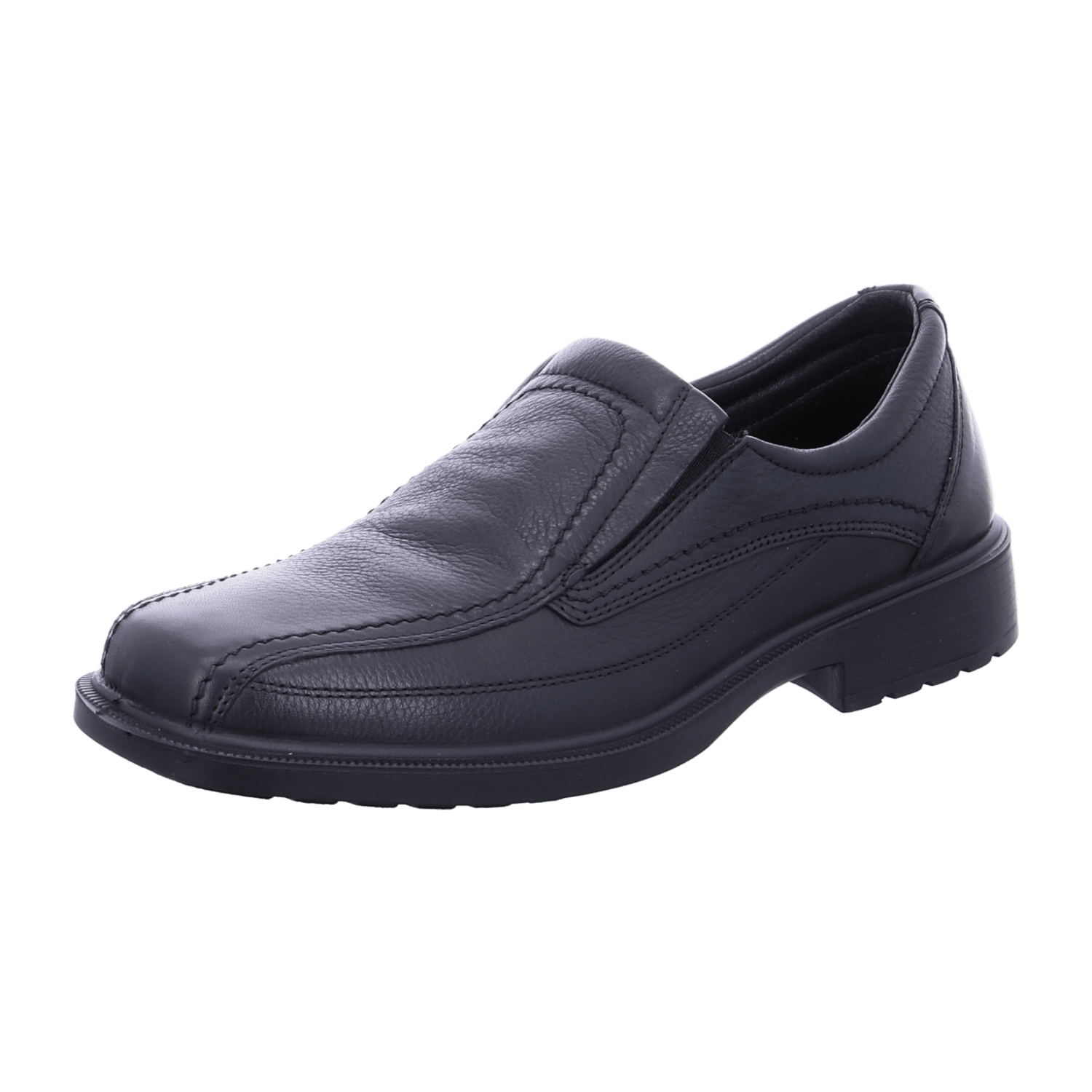 ARA LORENZO Men's Derby Lace-Up Shoes in Smooth Leather, Black
