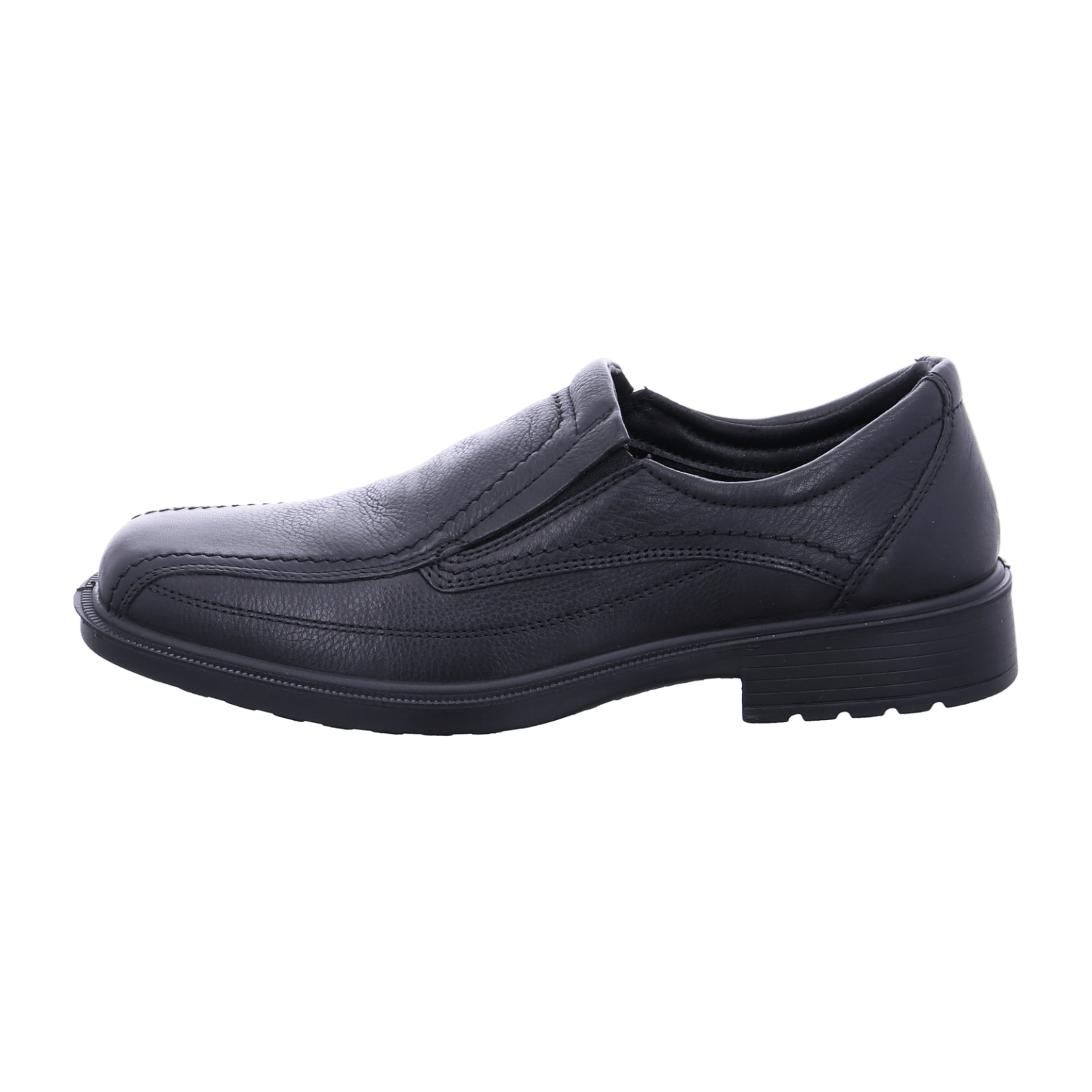 ARA LORENZO Men's Derby Lace-Up Shoes in Smooth Leather, Black