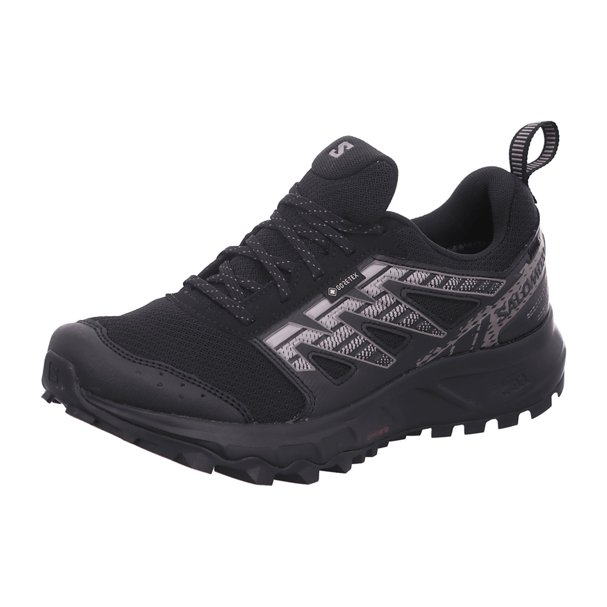 Salomon shoes WANDER GTX W Black/Plum Kitt for women, black