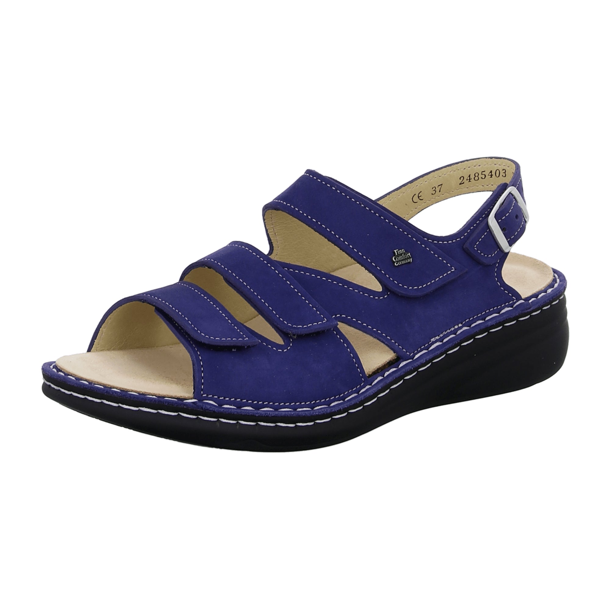 Finn Comfort Praia Women's Comfort Sandals, Stylish Blue