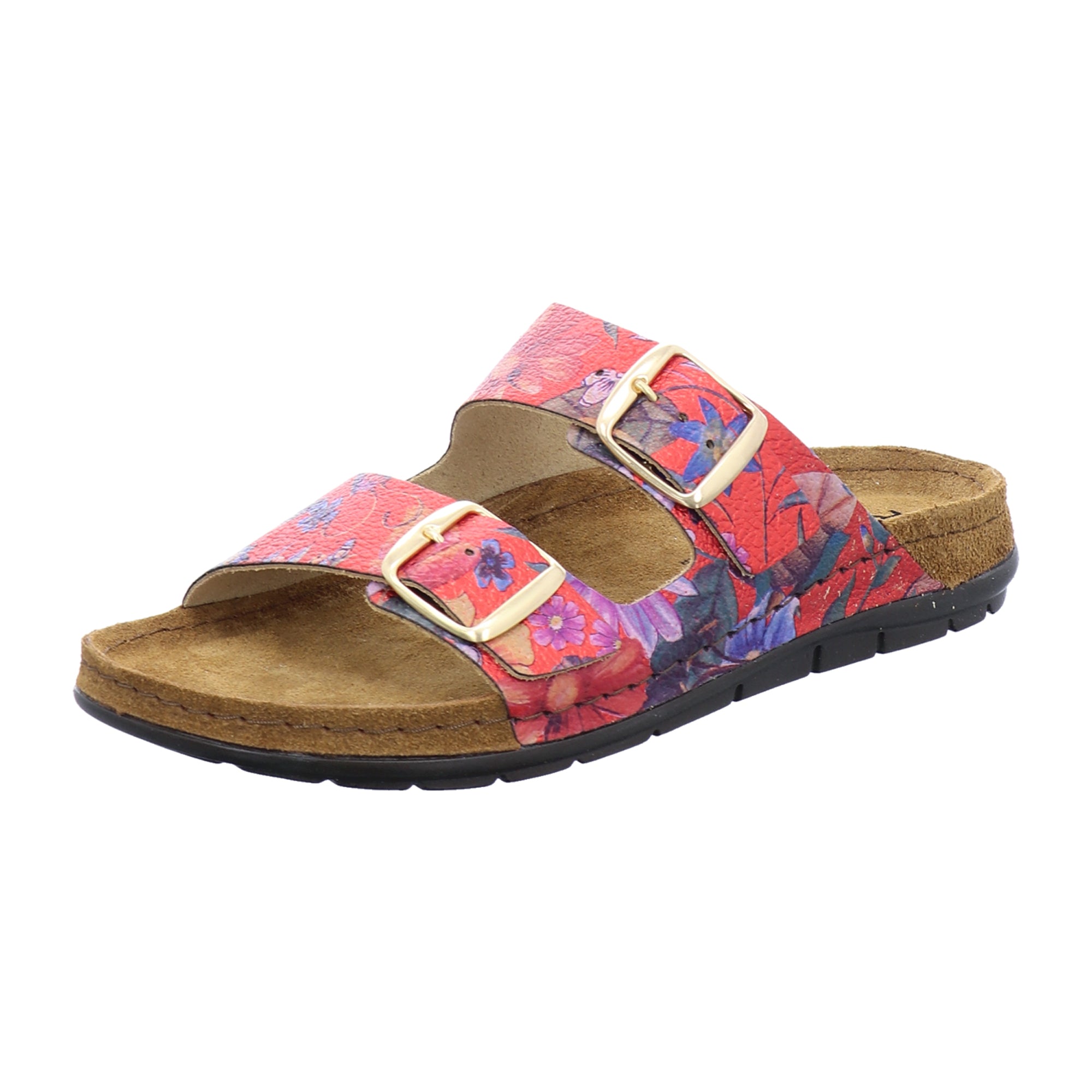 Rohde Classic Red Women's Slip-On Sandals for Spring and Summer