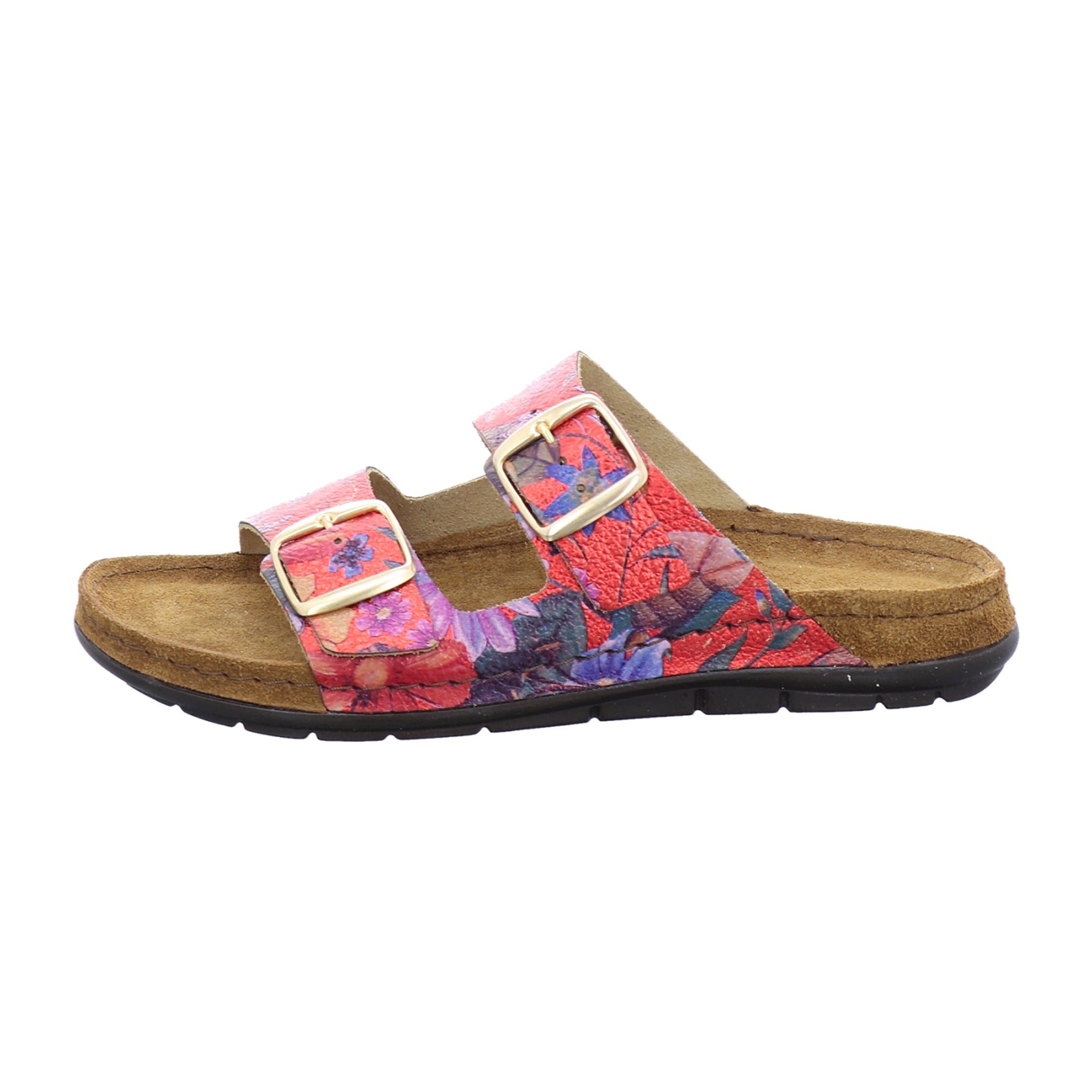 Rohde Classic Red Women's Slip-On Sandals for Spring and Summer