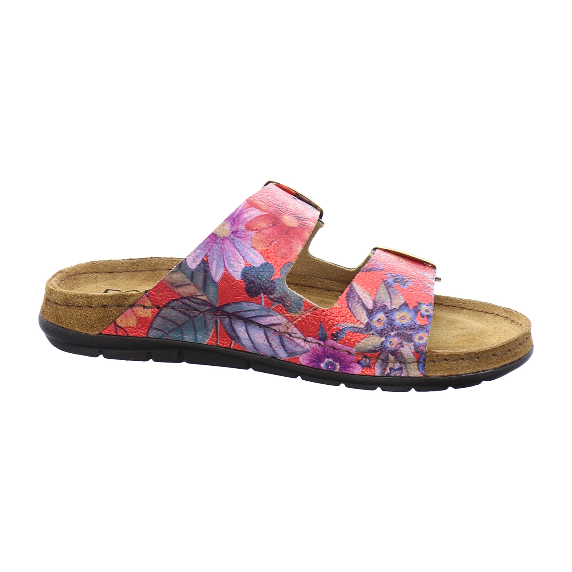 Rohde Classic Red Women's Slip-On Sandals for Spring and Summer