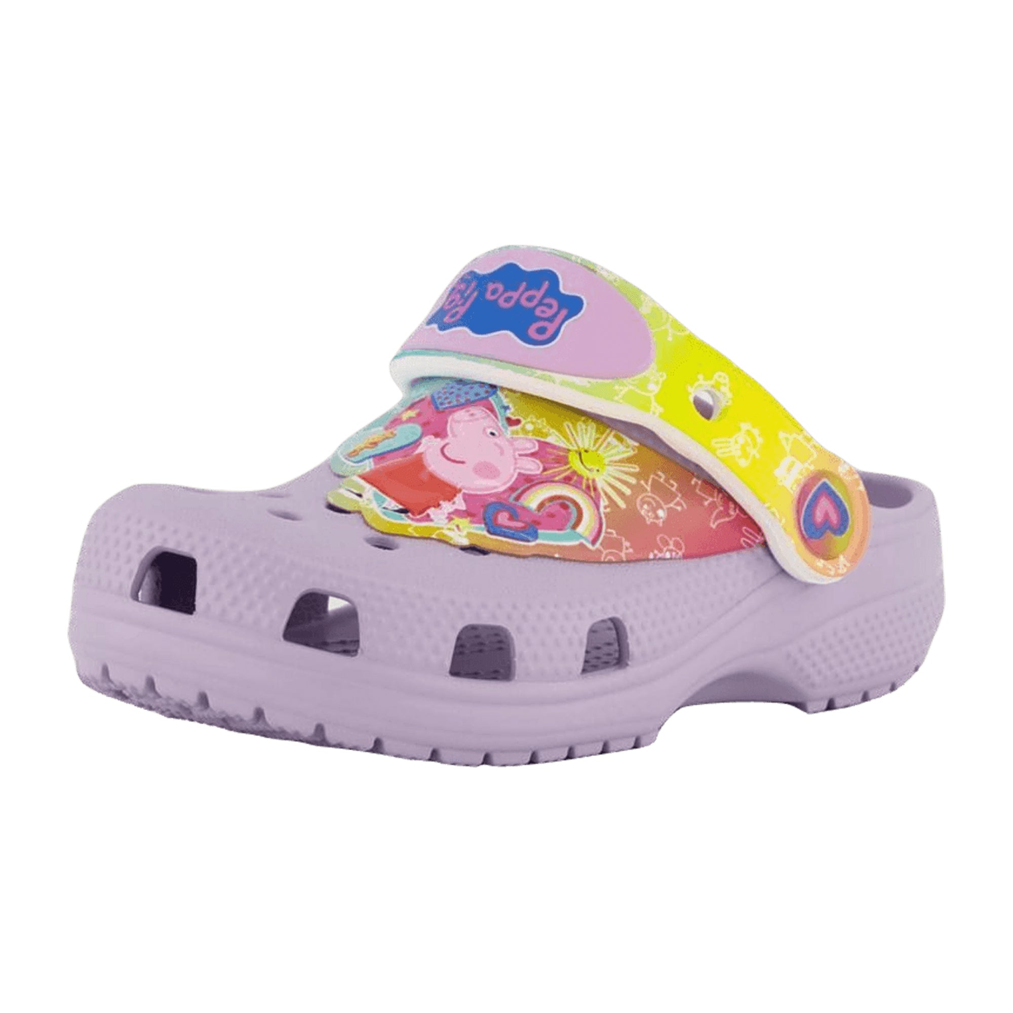 Crocs Peppa Pig Kids' Clogs - Durable Lightweight Purple Footwear