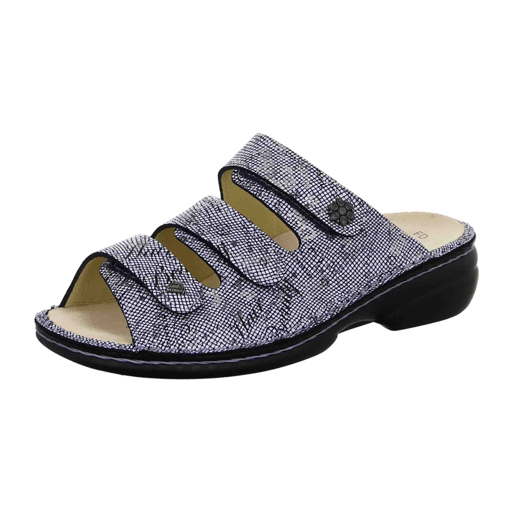 Finn Comfort Menorca-S Blue Sandals for Women – Stylish & Comfortable