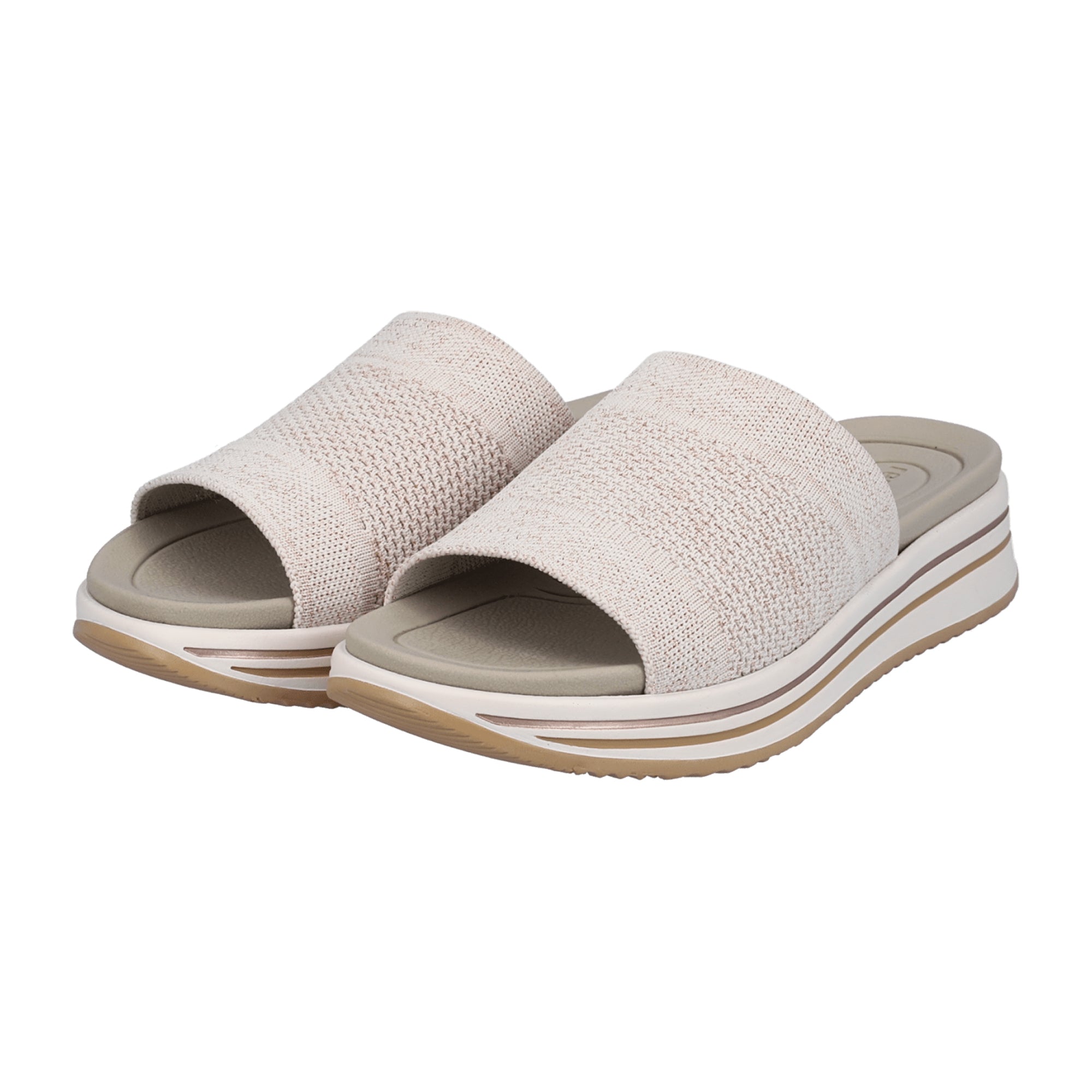 Remonte Women's Pink Slip-On Sandals Comfortable Ultra Light Sole