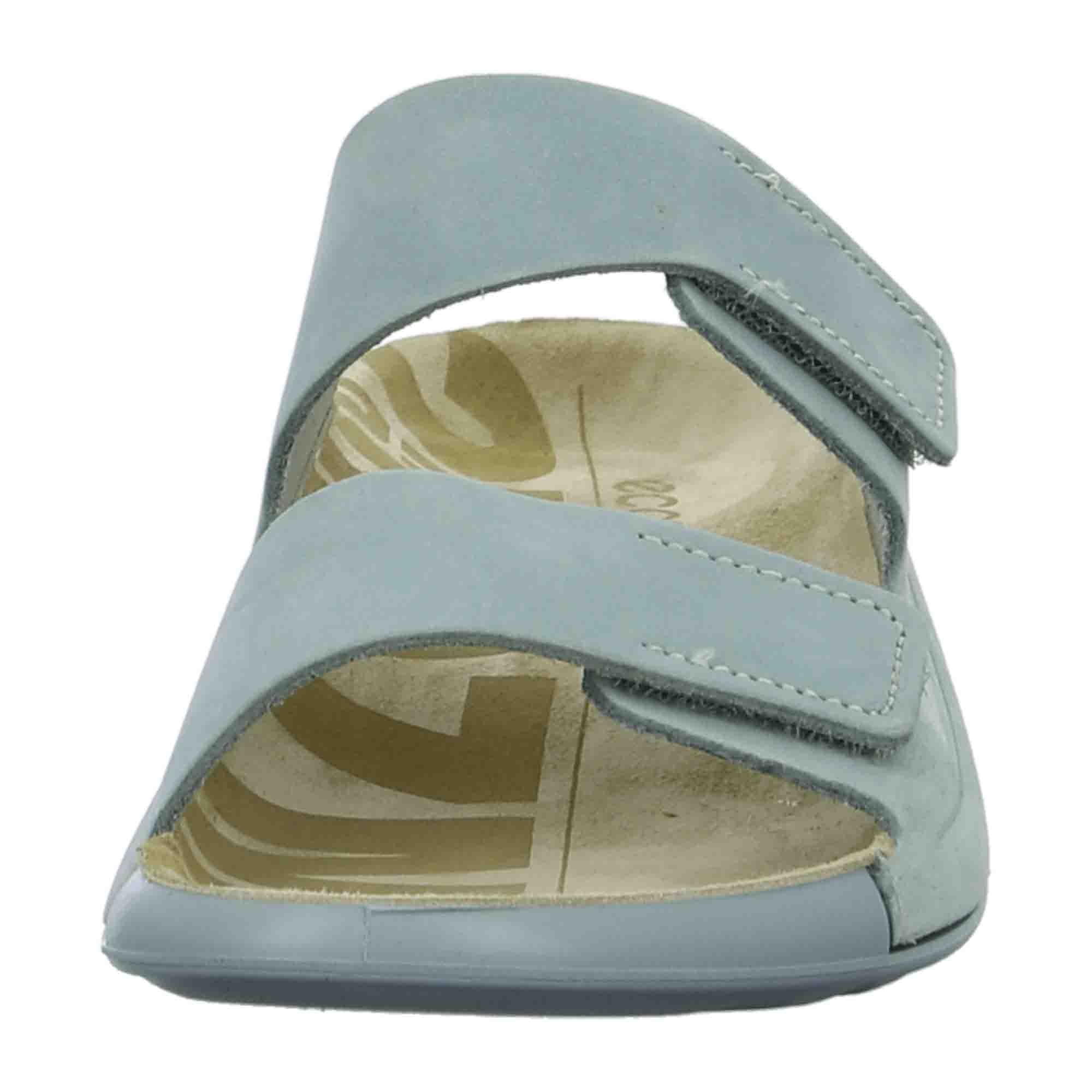 Ecco Cozmo W Women's Flat Sandal - Stylish Green Comfort Footwear