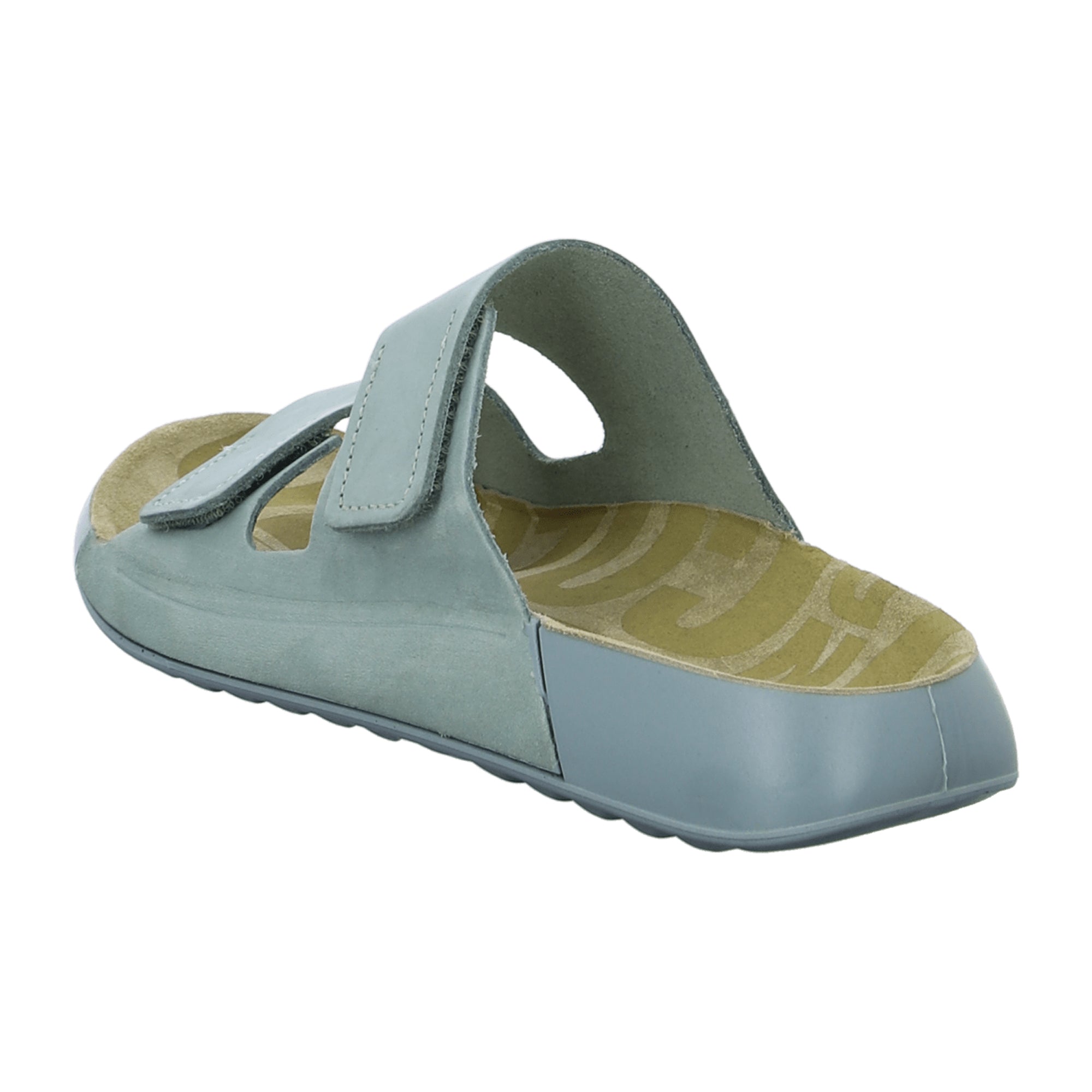 Ecco Cozmo W Women's Flat Sandal - Stylish Green Comfort Footwear