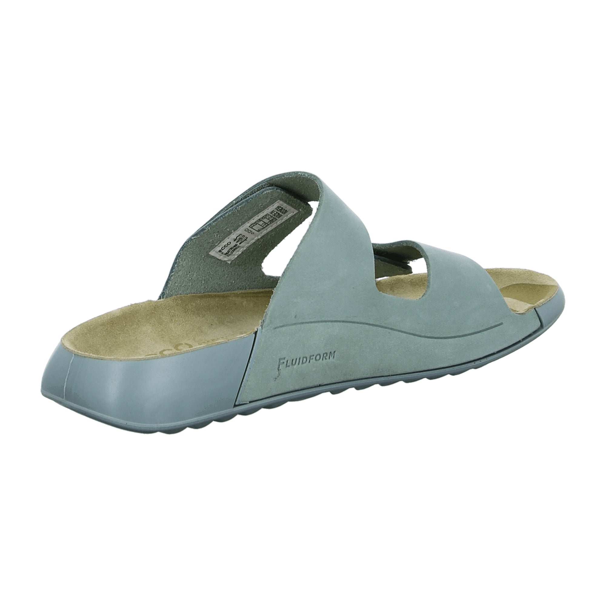 Ecco Cozmo W Women's Flat Sandal - Stylish Green Comfort Footwear
