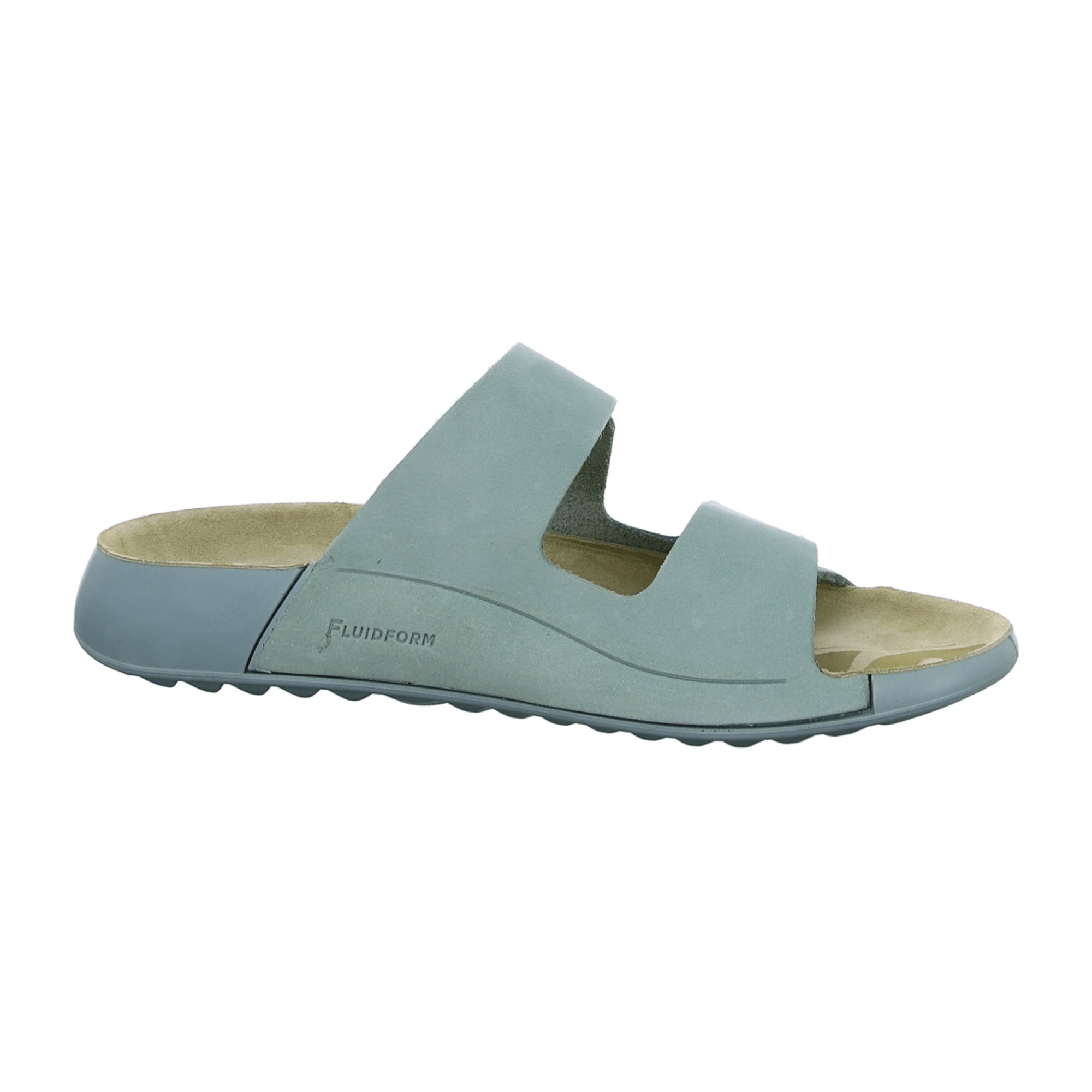 Ecco Cozmo W Women's Flat Sandal - Stylish Green Comfort Footwear