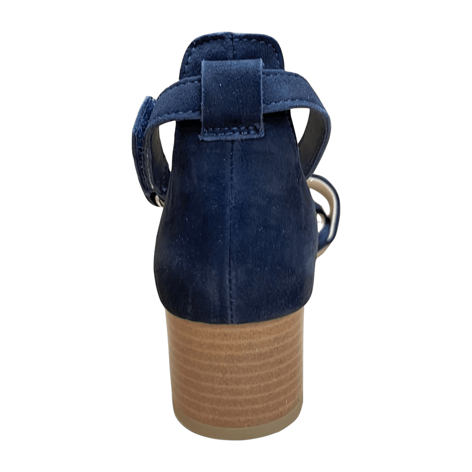 ARA PRATO Women's Suede Buckle Pumps Blue Classic Open Toe