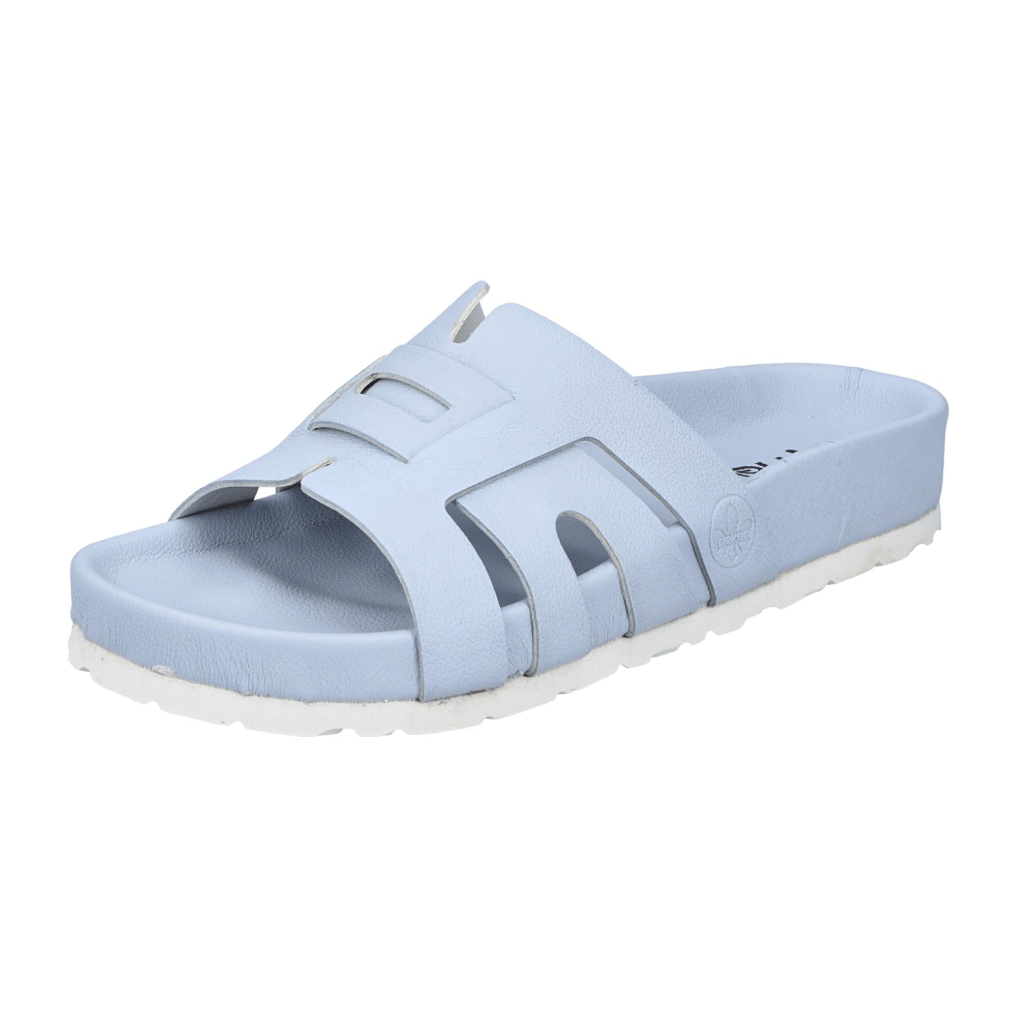 Rieker Women's Blue Sandals Slip-On Lightweight Comfortable Synthetic Shoes