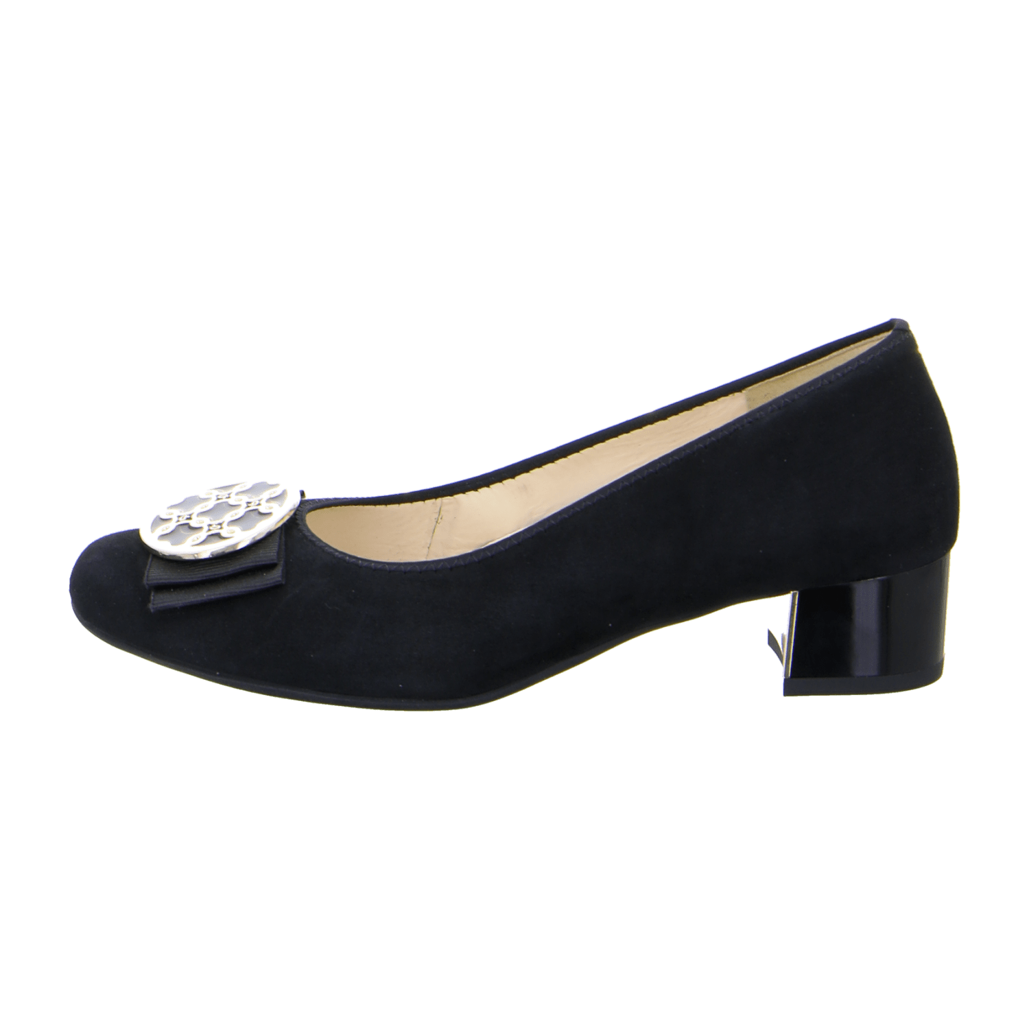 ARA NIZZA NIZZA Women's Clogs in Black Suede with Leather Lining and Rubber Sole - Bartel-Shop