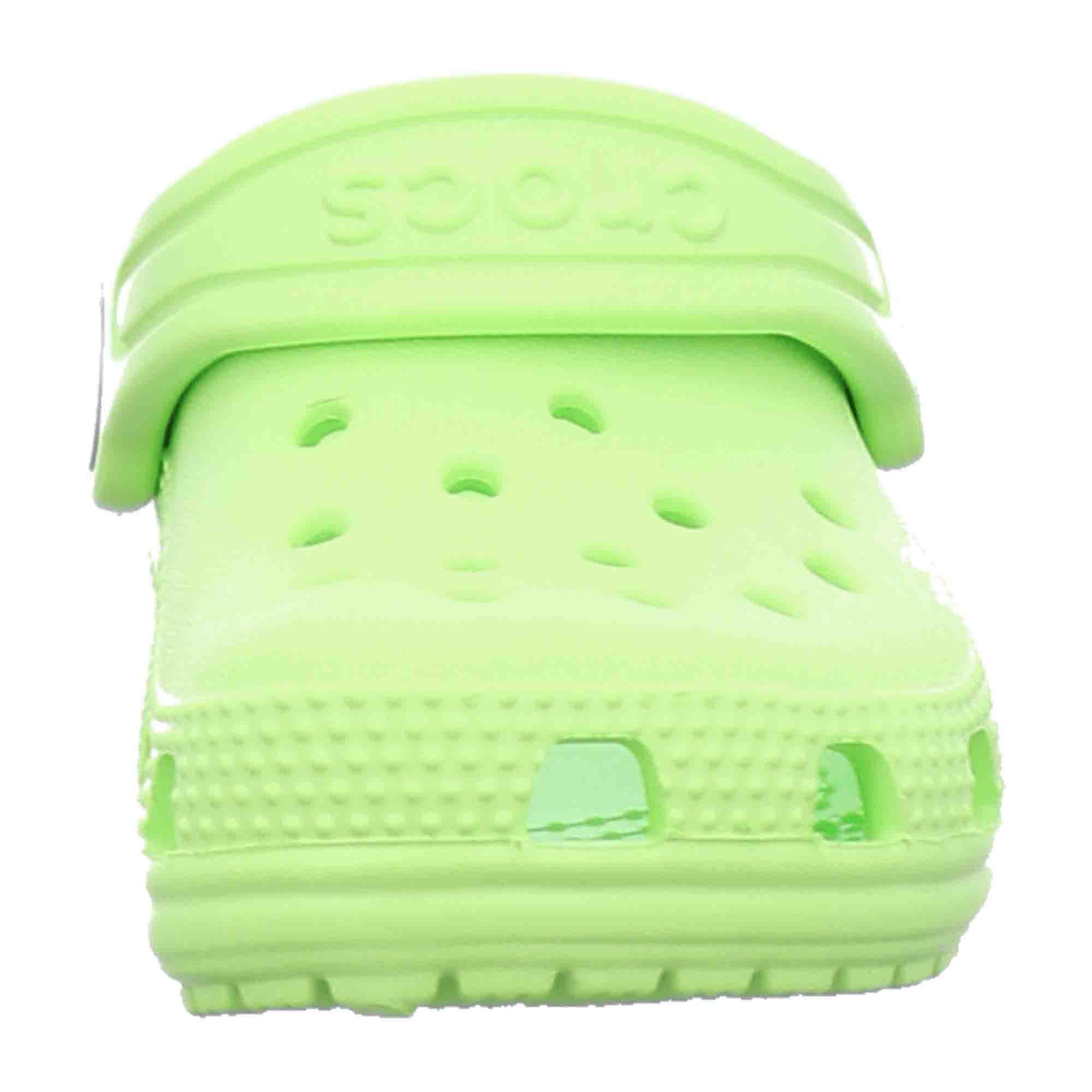 CROCS Classic Kids Clog, Durable Lightweight Sandal, Green