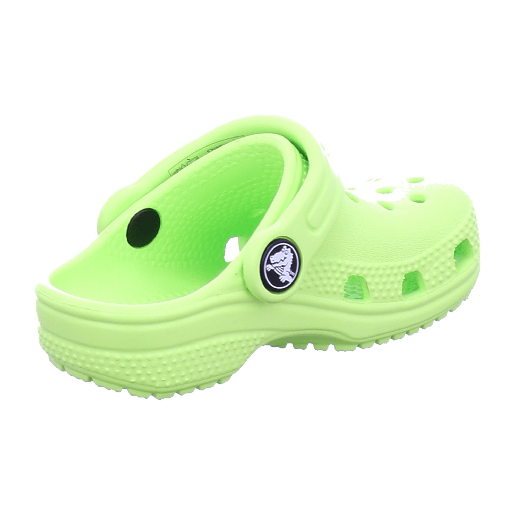 CROCS Classic Kids Clog, Durable Lightweight Sandal, Green