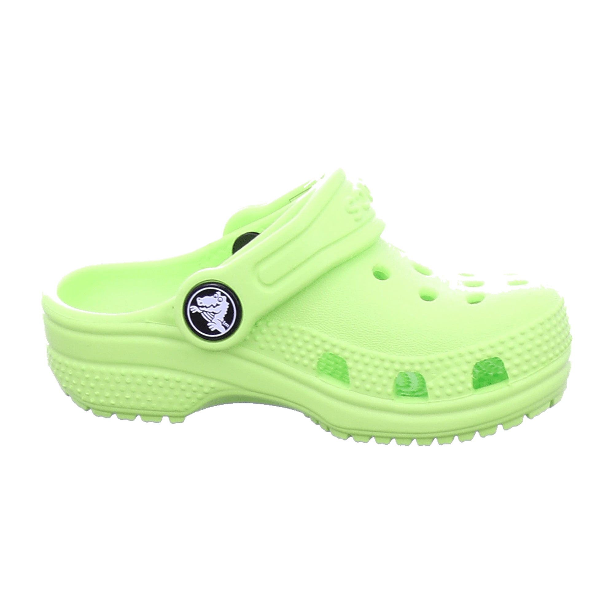 CROCS Classic Kids Clog, Durable Lightweight Sandal, Green