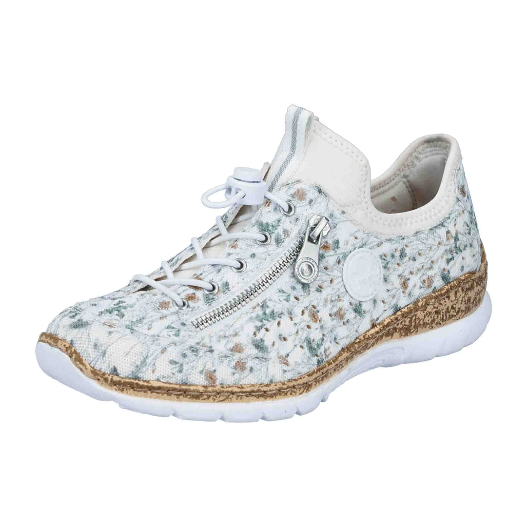 Rieker Comfortable Women's Slip-On Shoes Colorful with Memory Foam Insole