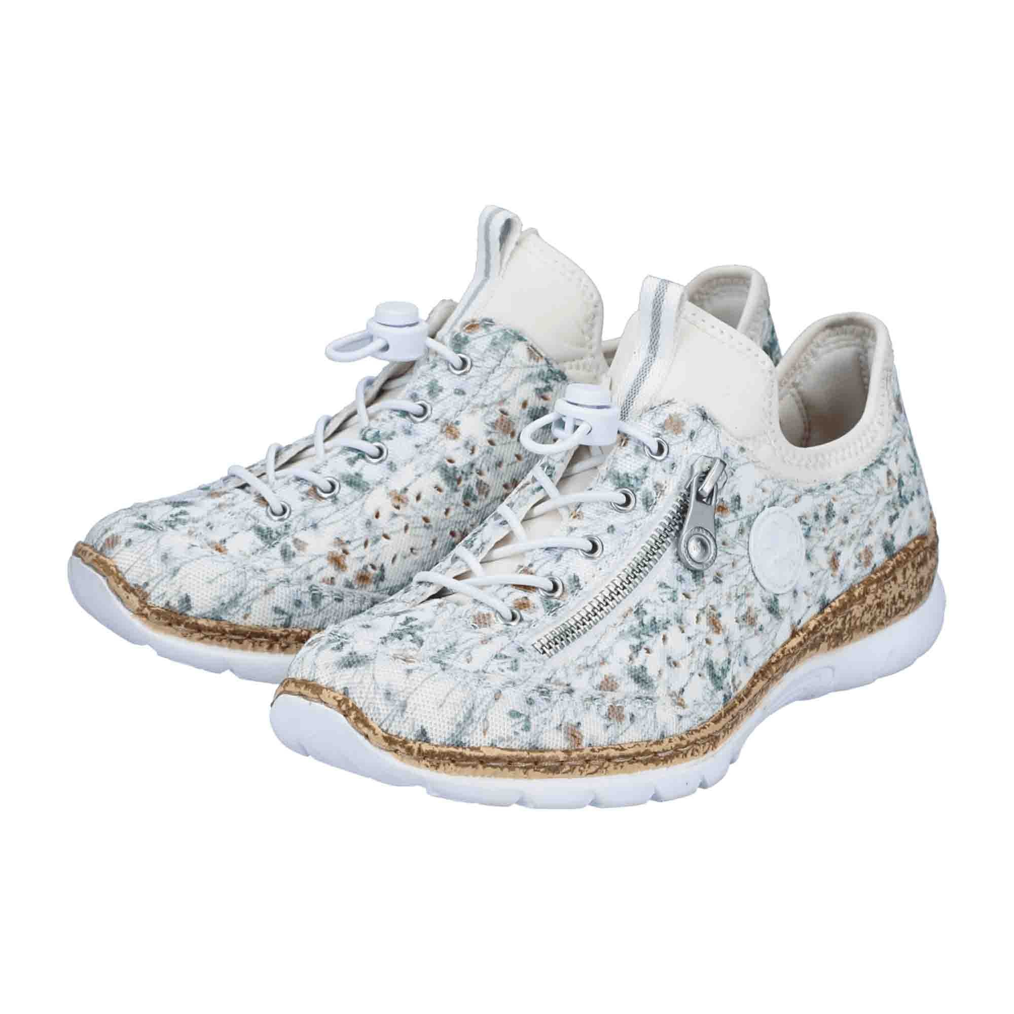 Rieker Comfortable Women's Slip-On Shoes Colorful with Memory Foam Insole