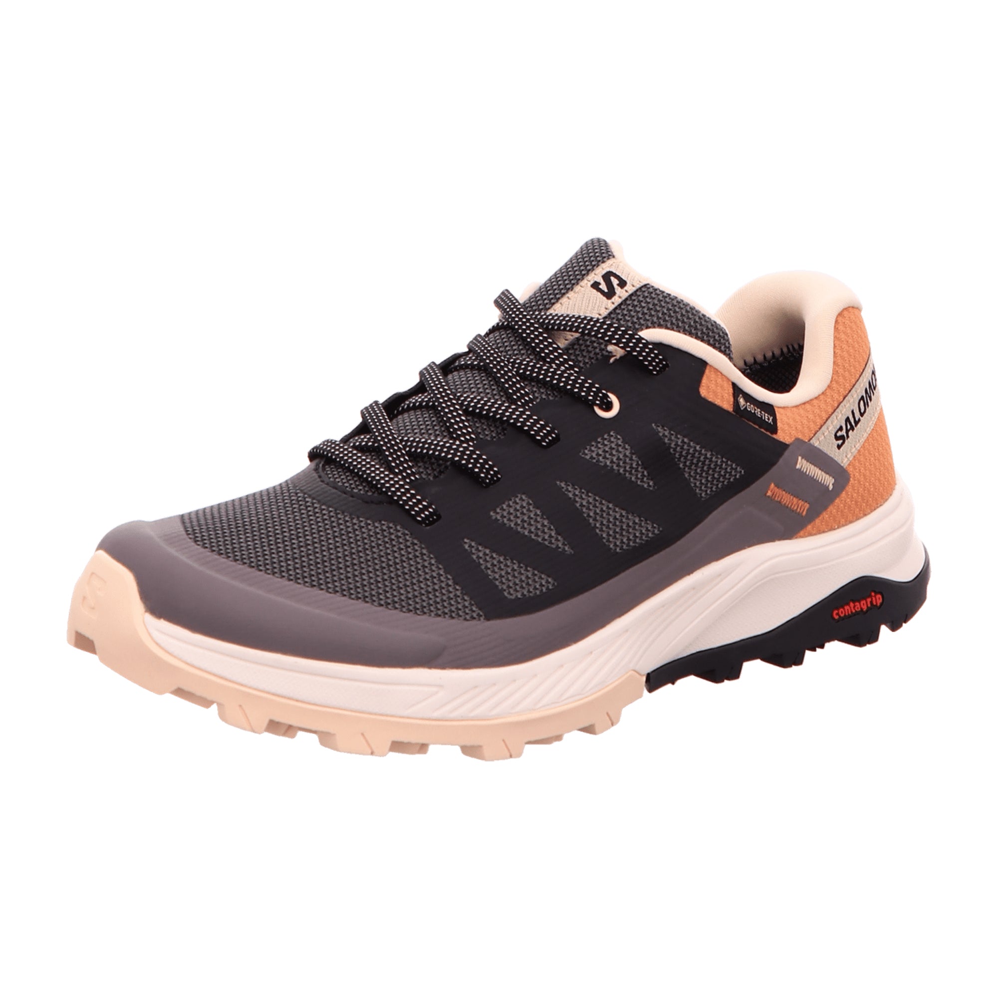 Salomon shoes OUTRISE GTX W Mgnt/Blac for women, blue