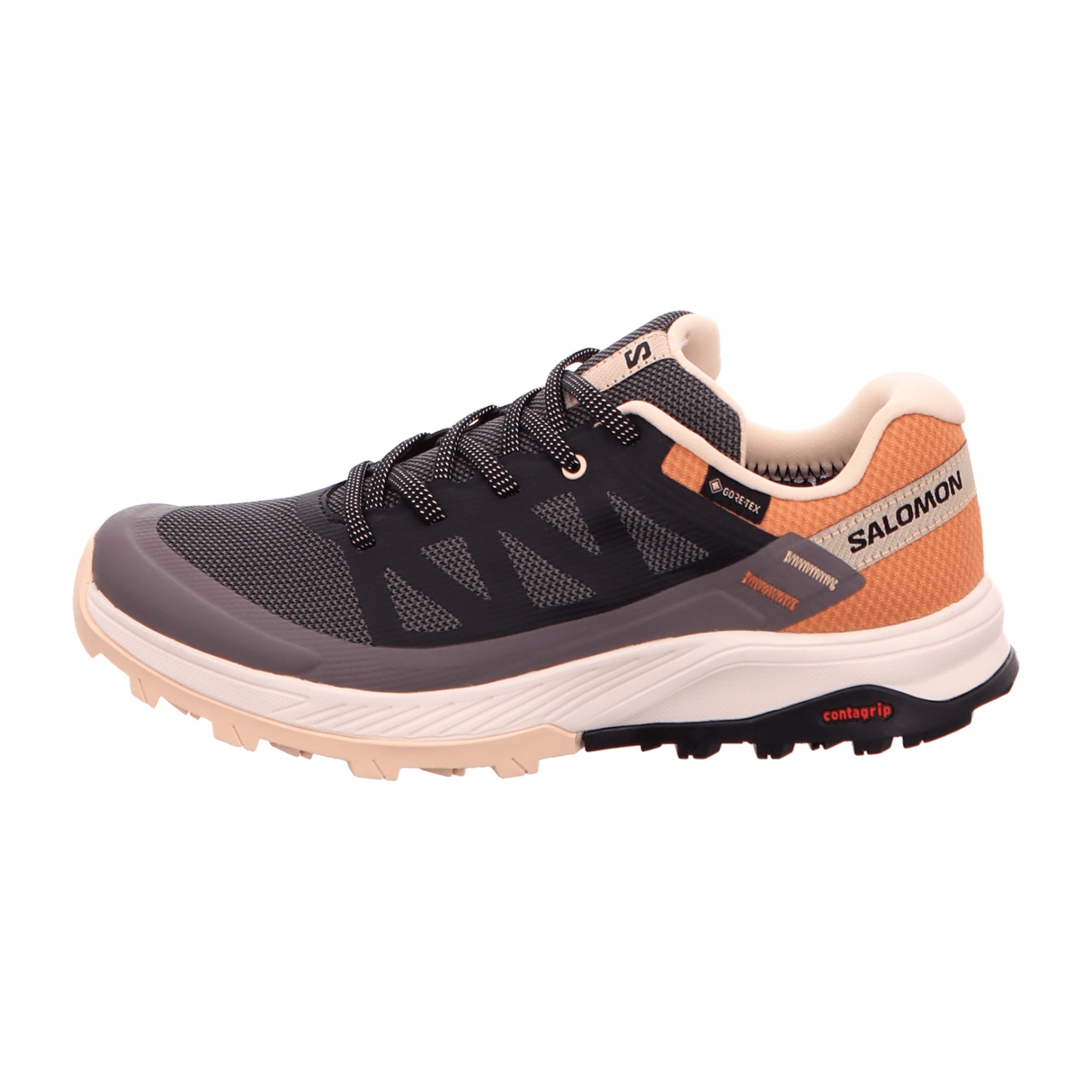 Salomon shoes OUTRISE GTX W Mgnt/Blac for women, blue - Bartel-Shop
