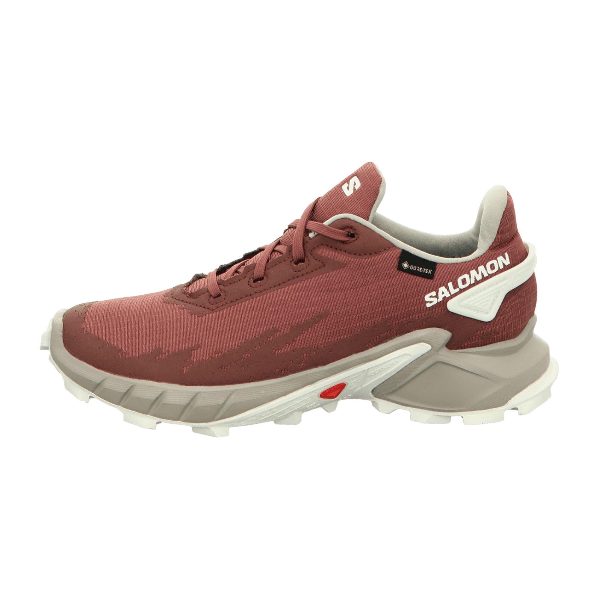 Salomon shoes ALPHACROSS 4 GTX W Wild for women, red