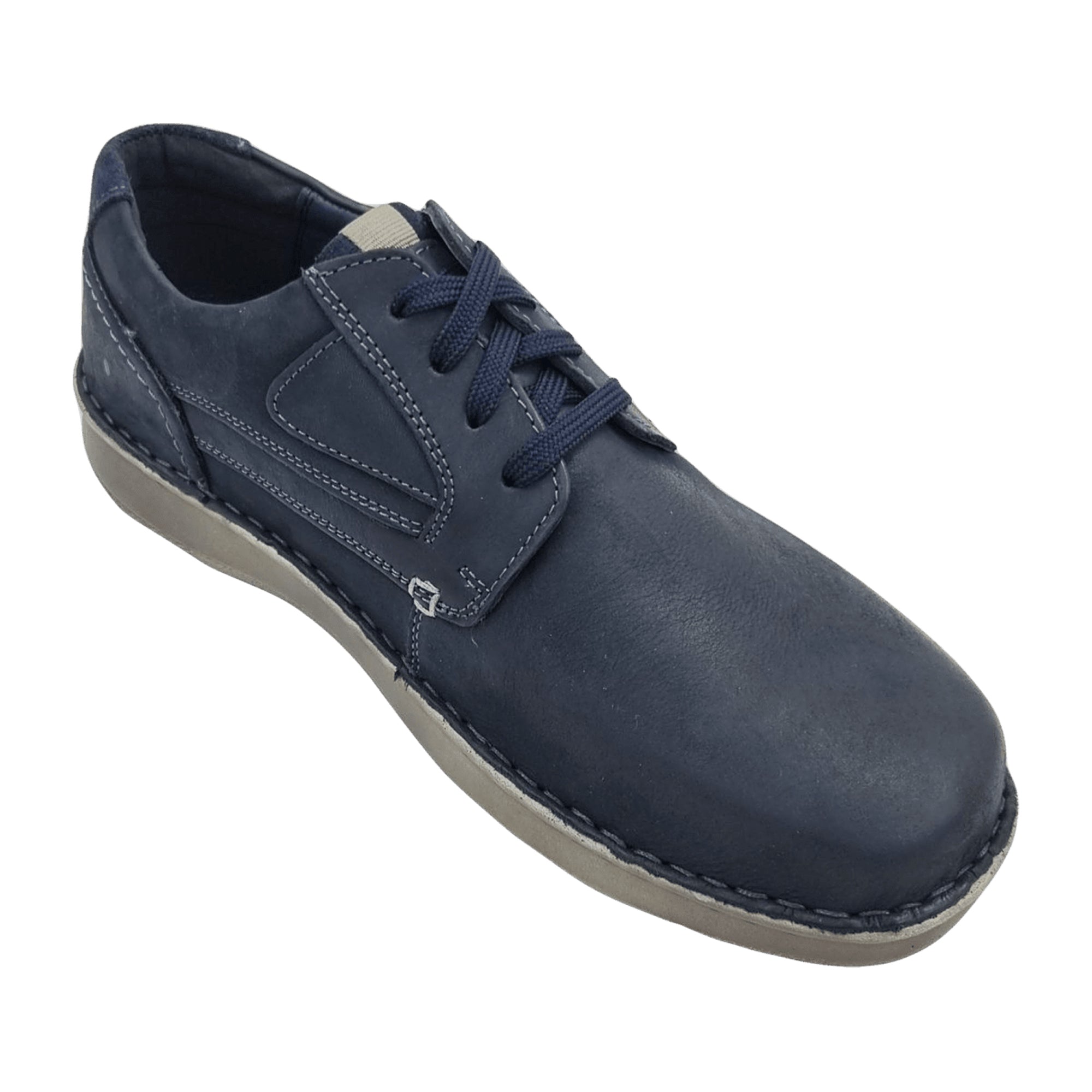 Josef Seibel Comfortable Lace-up Shoes for Men Blue