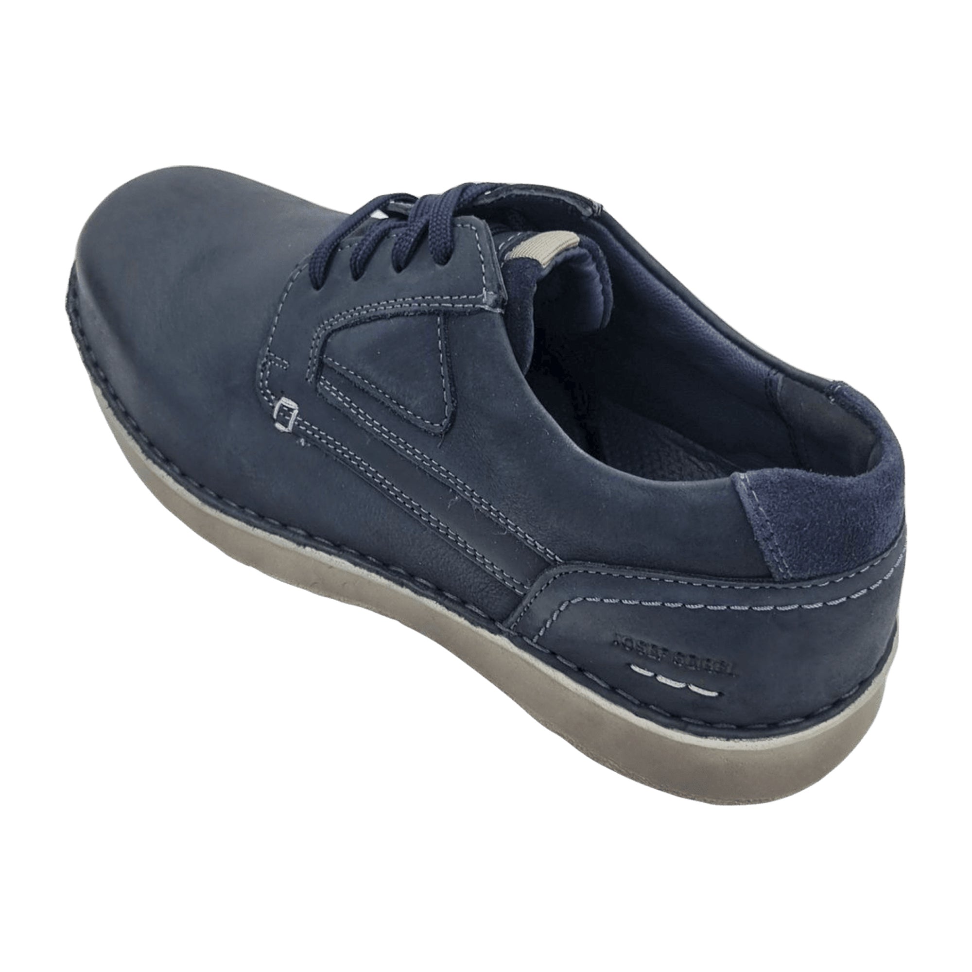 Josef Seibel Comfortable Lace-up Shoes for Men Blue