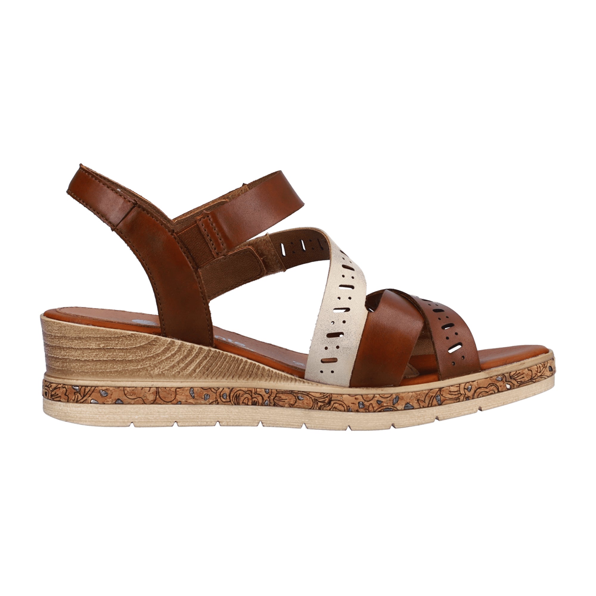 Remonte Odeon Eagle Alula Brown Women's Shoes with Velcro Closure