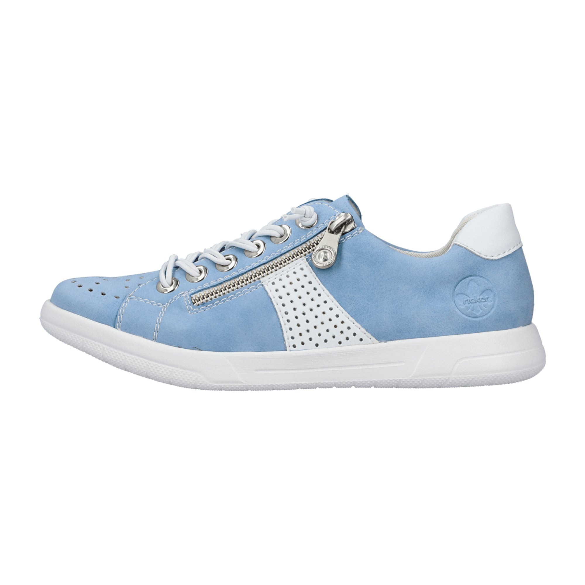 Rieker Comfortable Lace-Up Shoes for Women Blue