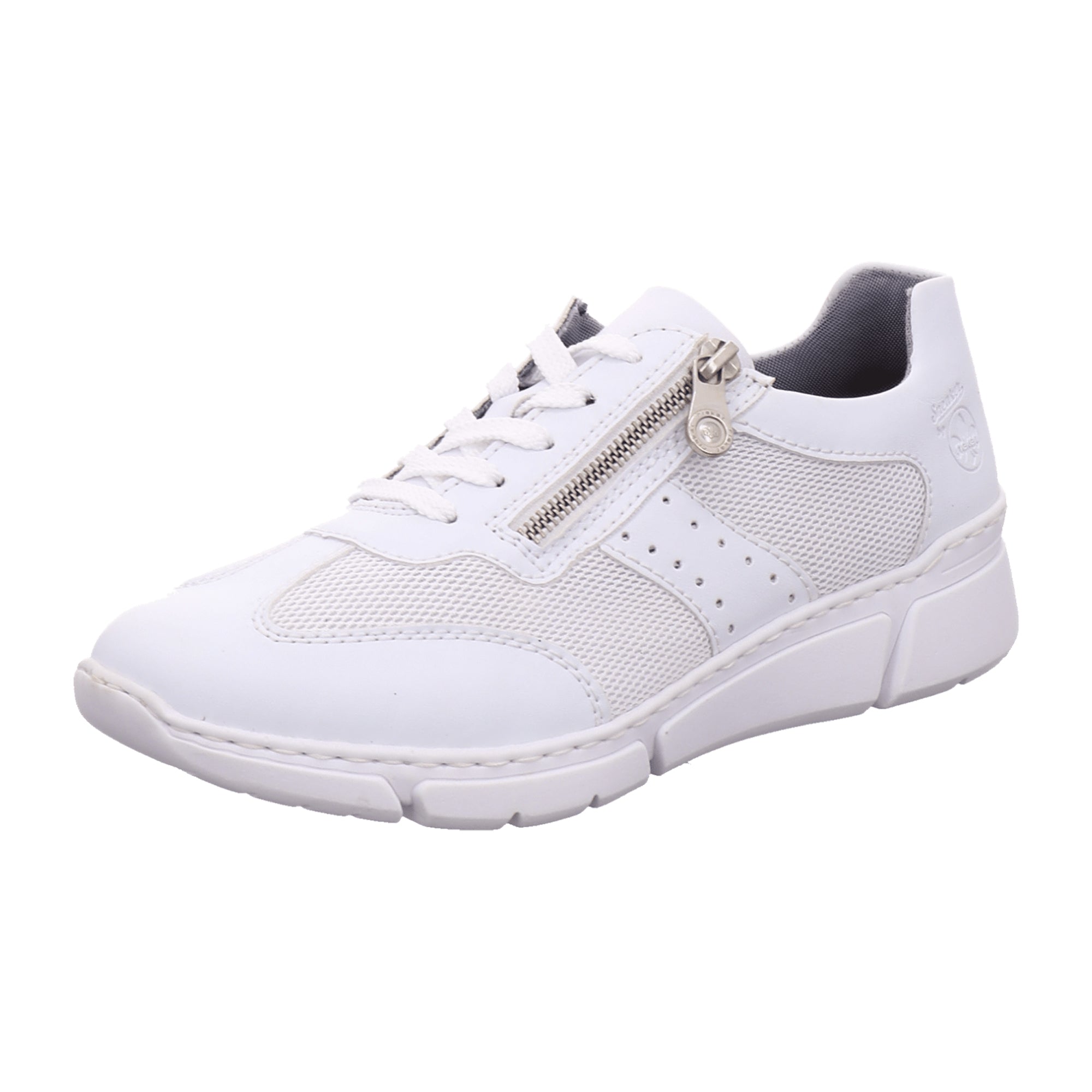 Rieker Women's White Athletic Lace-Up Shoes