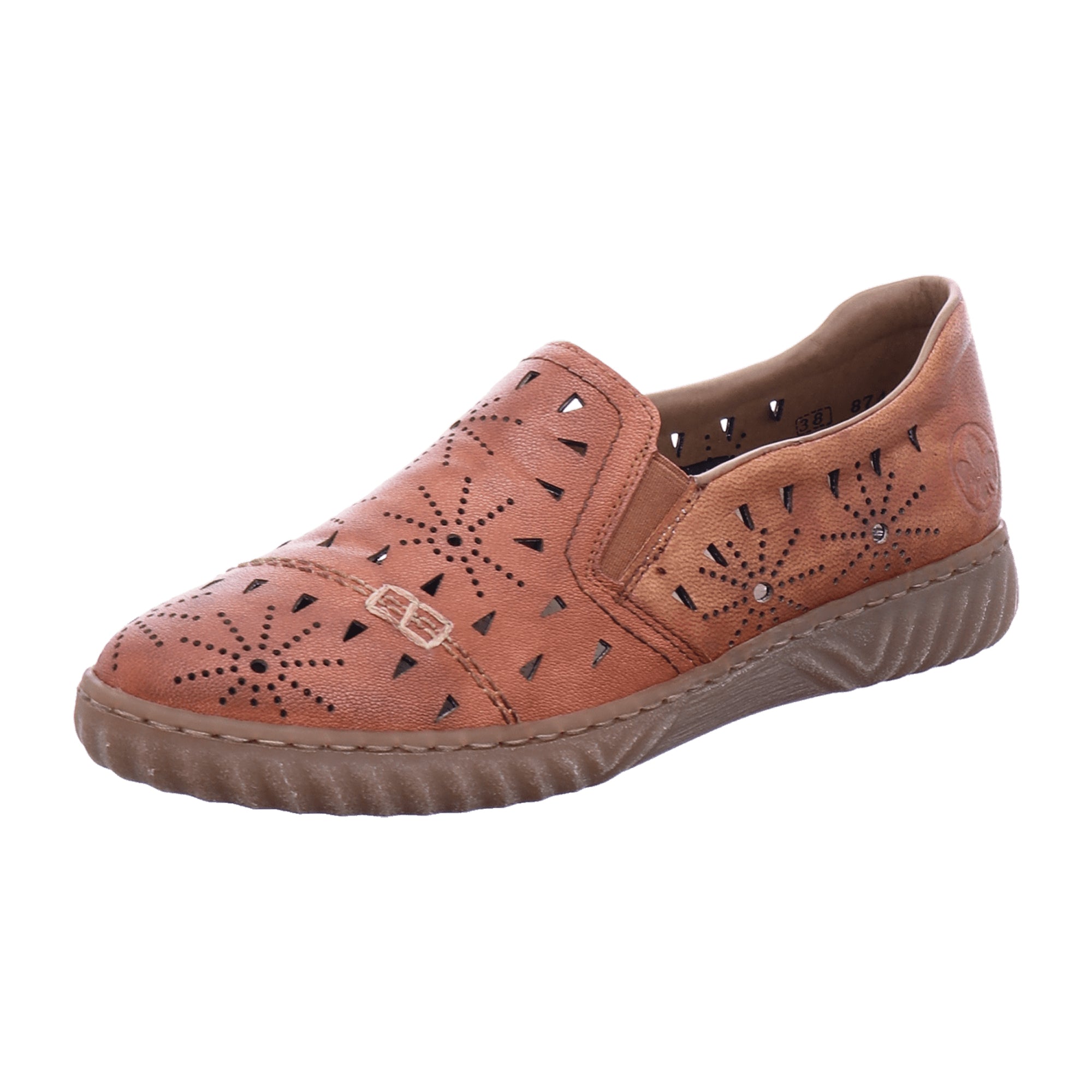 Rieker FSK Women's Brown Slip-On Casual Shoes