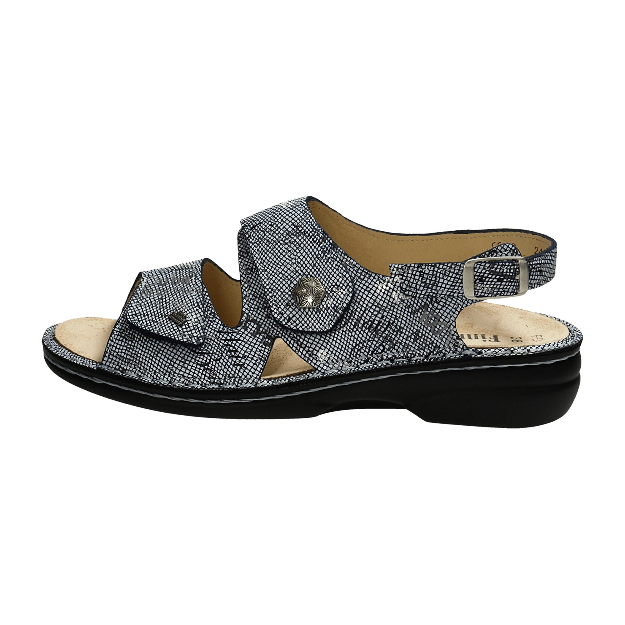 Finn Comfort MILOS Classic Women's Sandals, Stylish & Comfortable - Grey