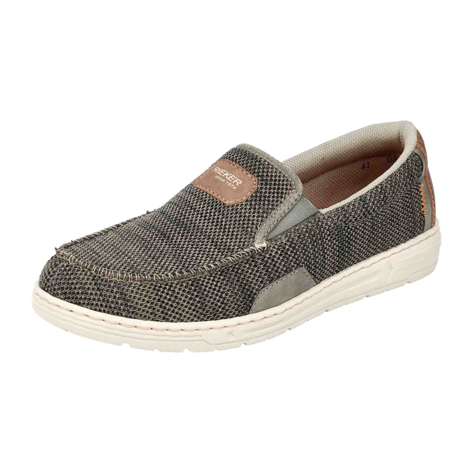 Rieker Green Slip-On Shoes for Men