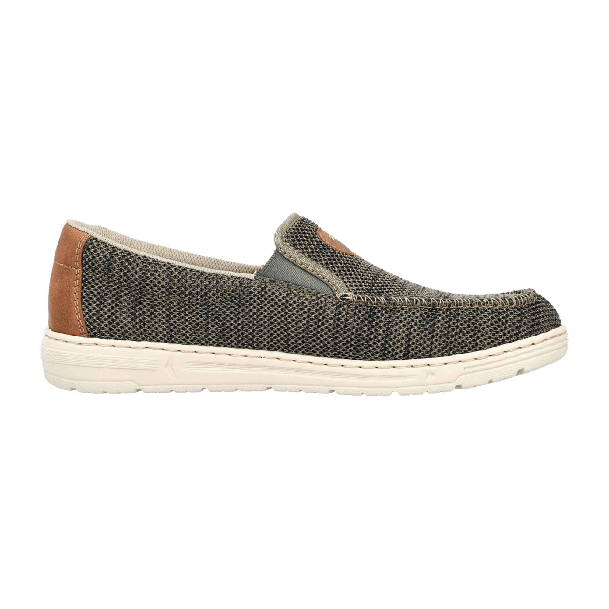 Rieker Green Slip-On Shoes for Men