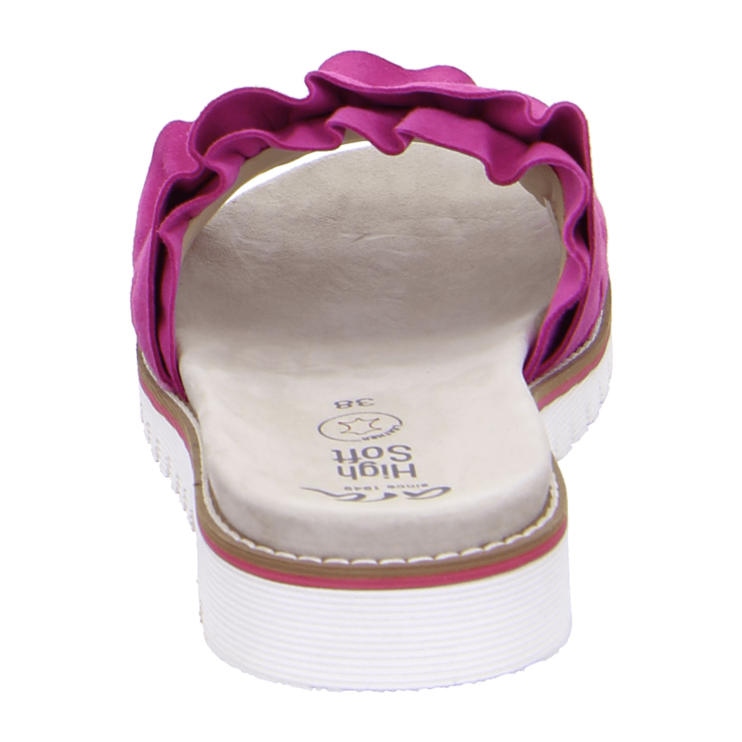 ARA KENT KENT-S Women's Clogs in Pink Suede with Hook-and-Loop Closure