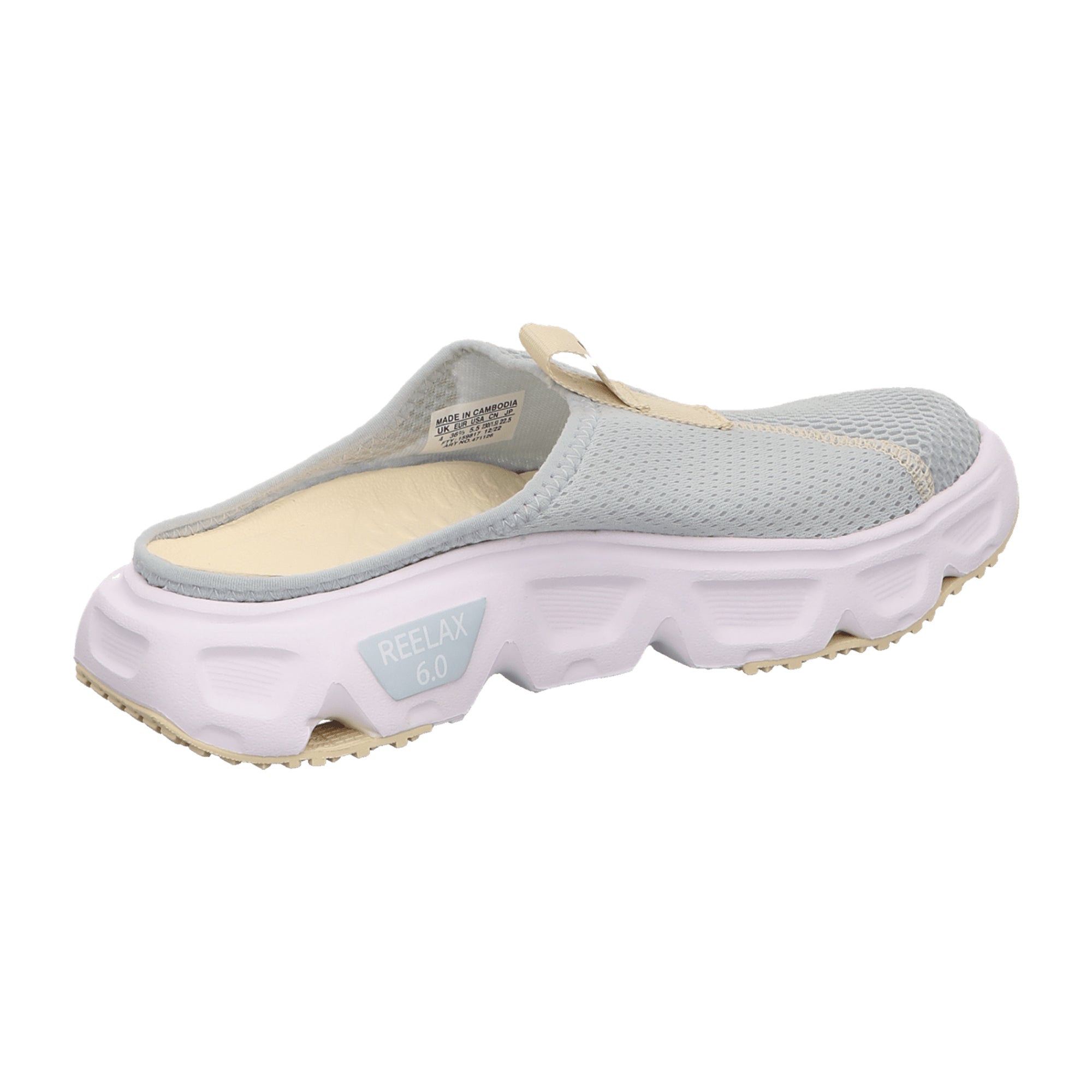 Salomon Reelax Slide 6.0 for women, gray, shoes - Bartel-Shop