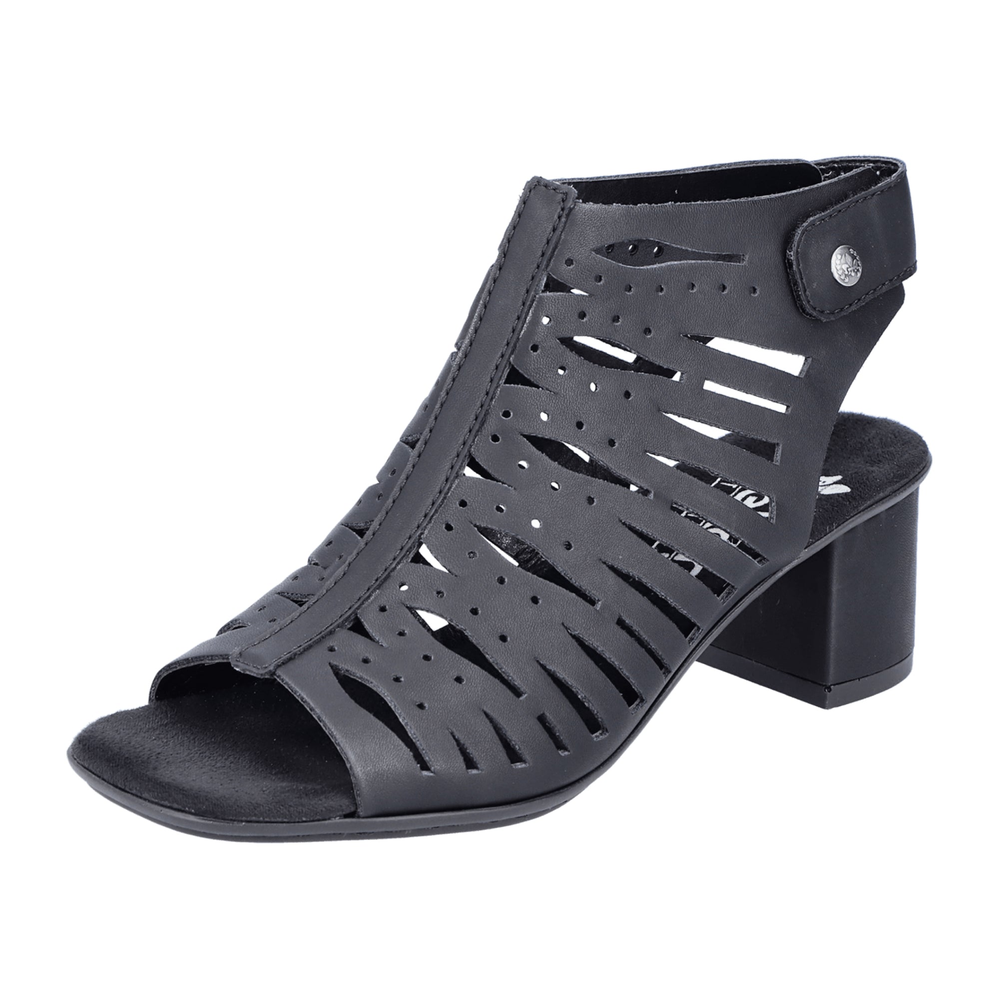 Rieker 6477600 Women's Black Shoes Comfortable Stylish Footwear