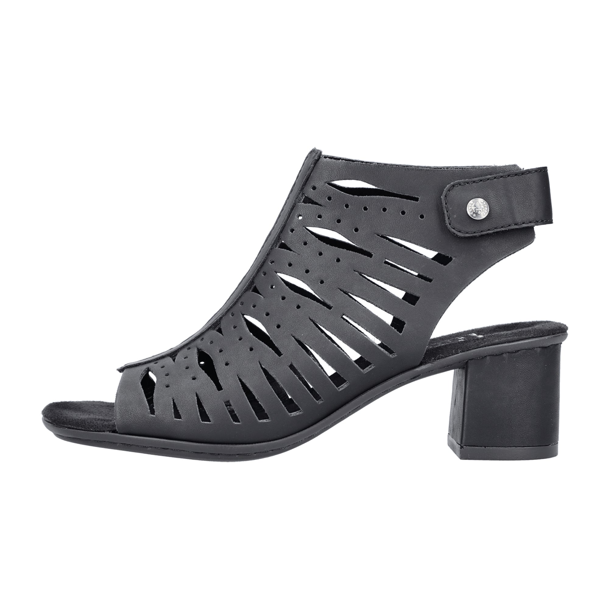 Rieker 6477600 Women's Black Shoes Comfortable Stylish Footwear
