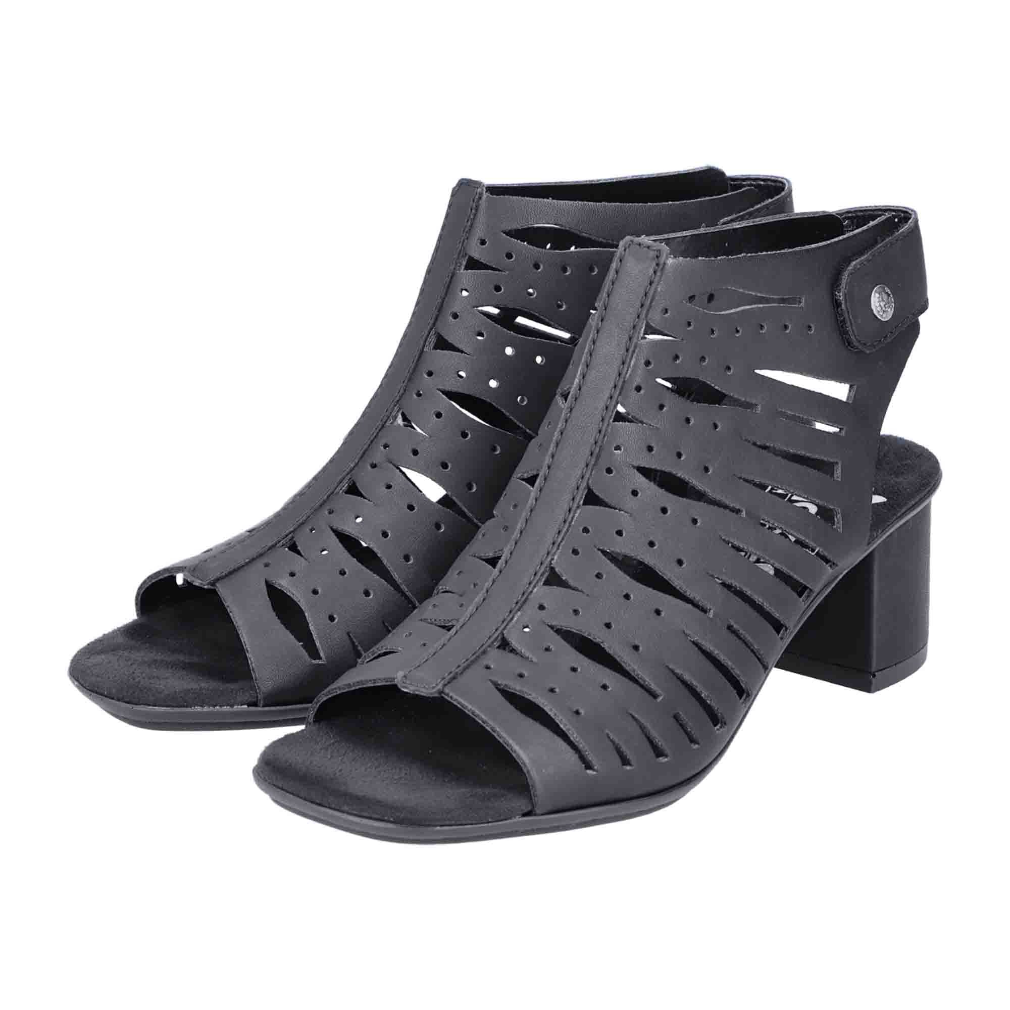 Rieker 6477600 Women's Black Shoes Comfortable Stylish Footwear