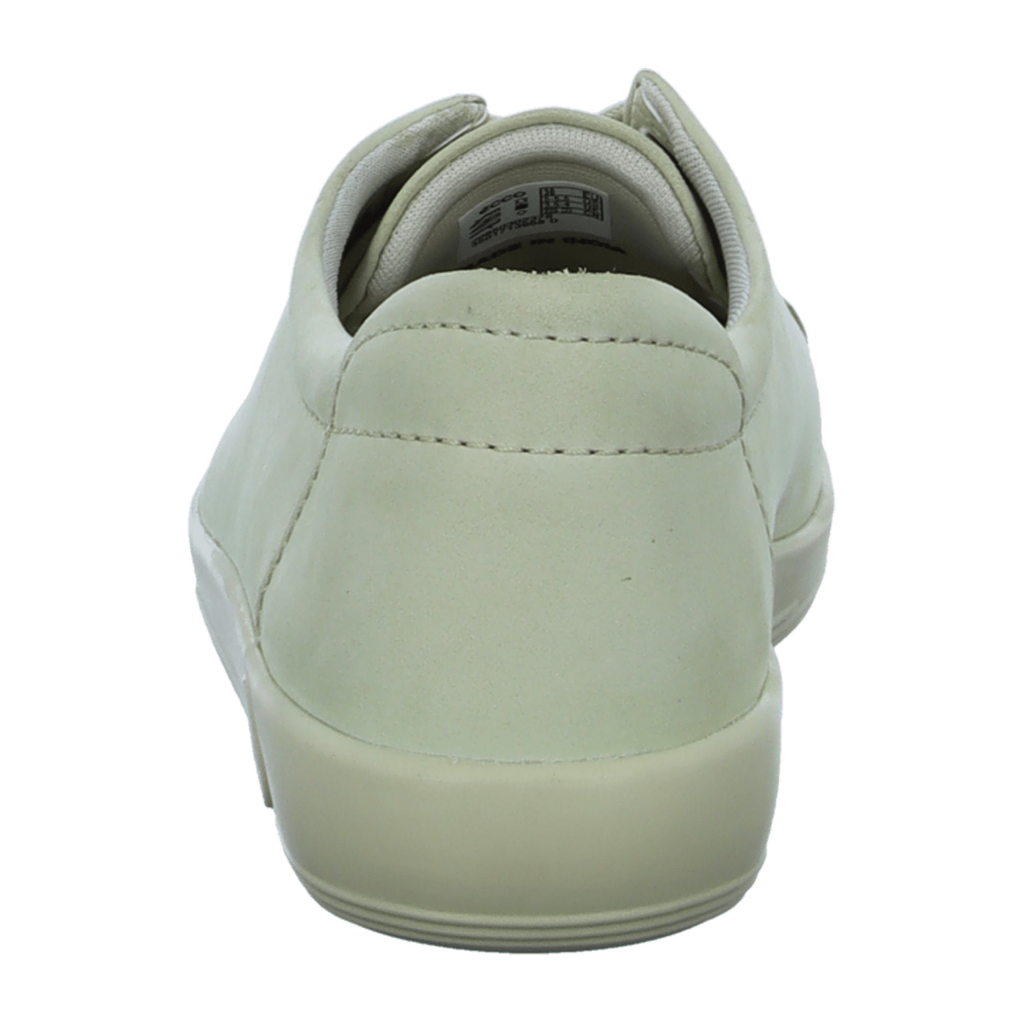 Ecco Soft 2.0 Women's Beige Leather Lace-up Shoes - Comfortable & Stylish