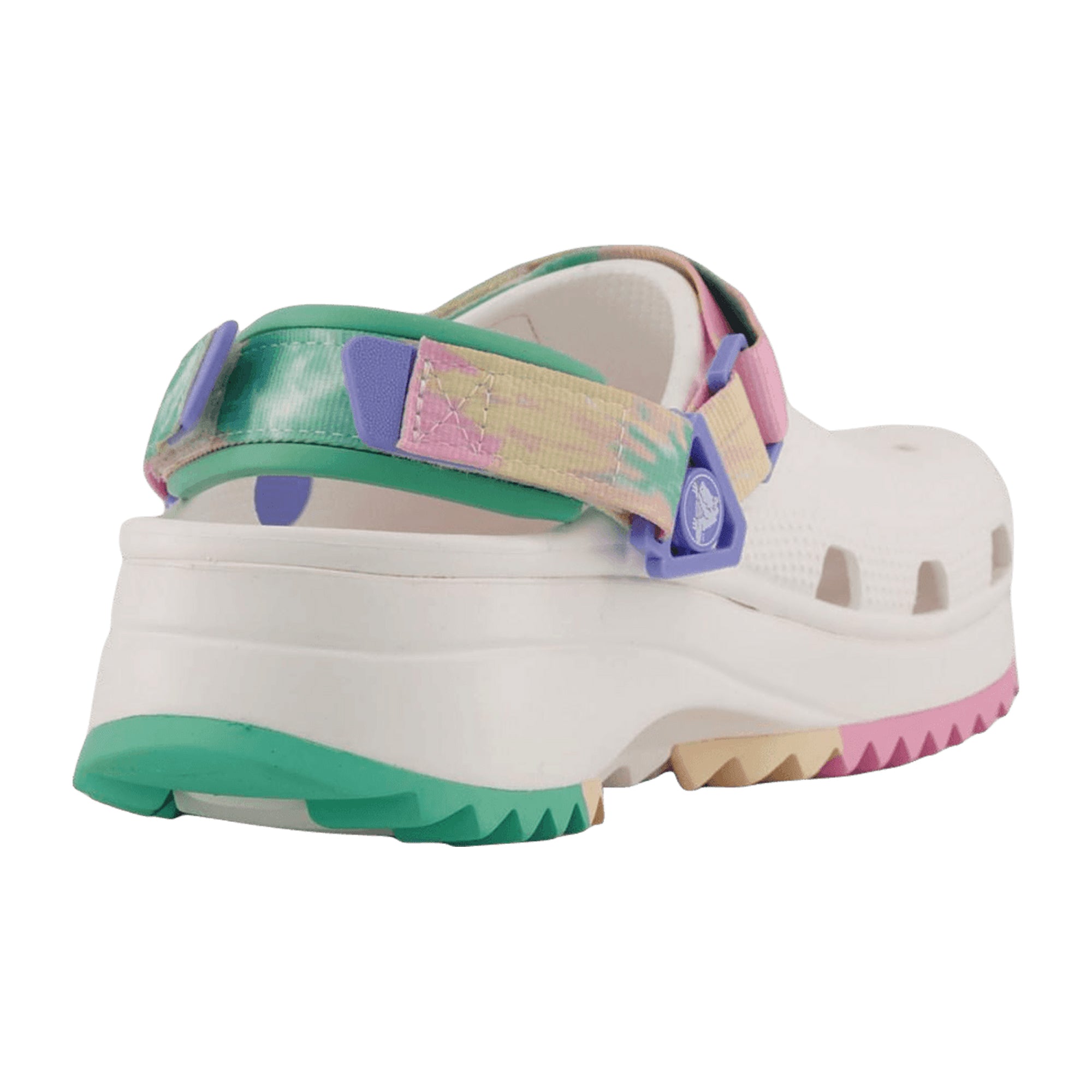 Crocs Classic Hiker Ombre Kids' Clog - Stylish White Gradient, Lightweight Footwear